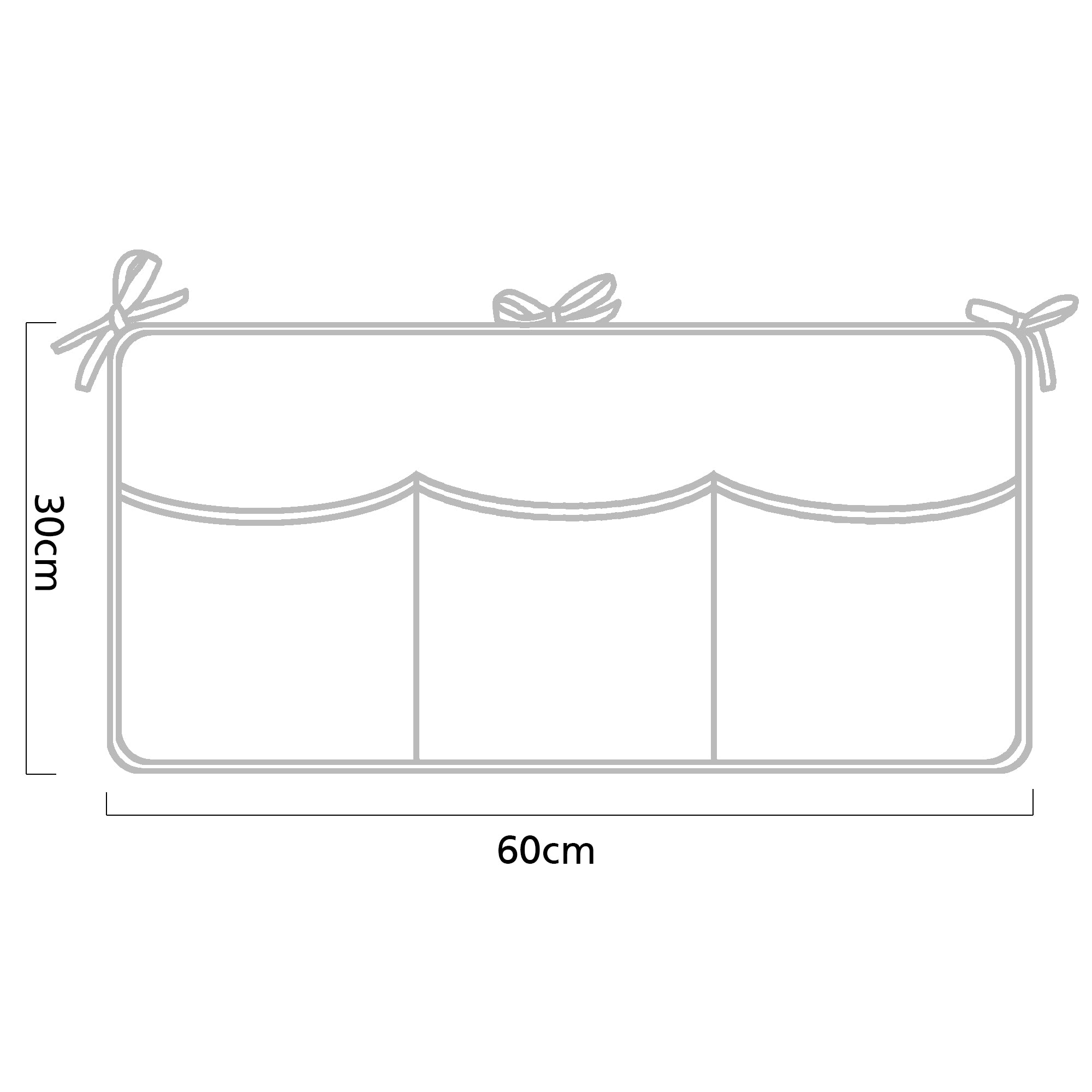 DUSK BLUE CRIB ORGANISER