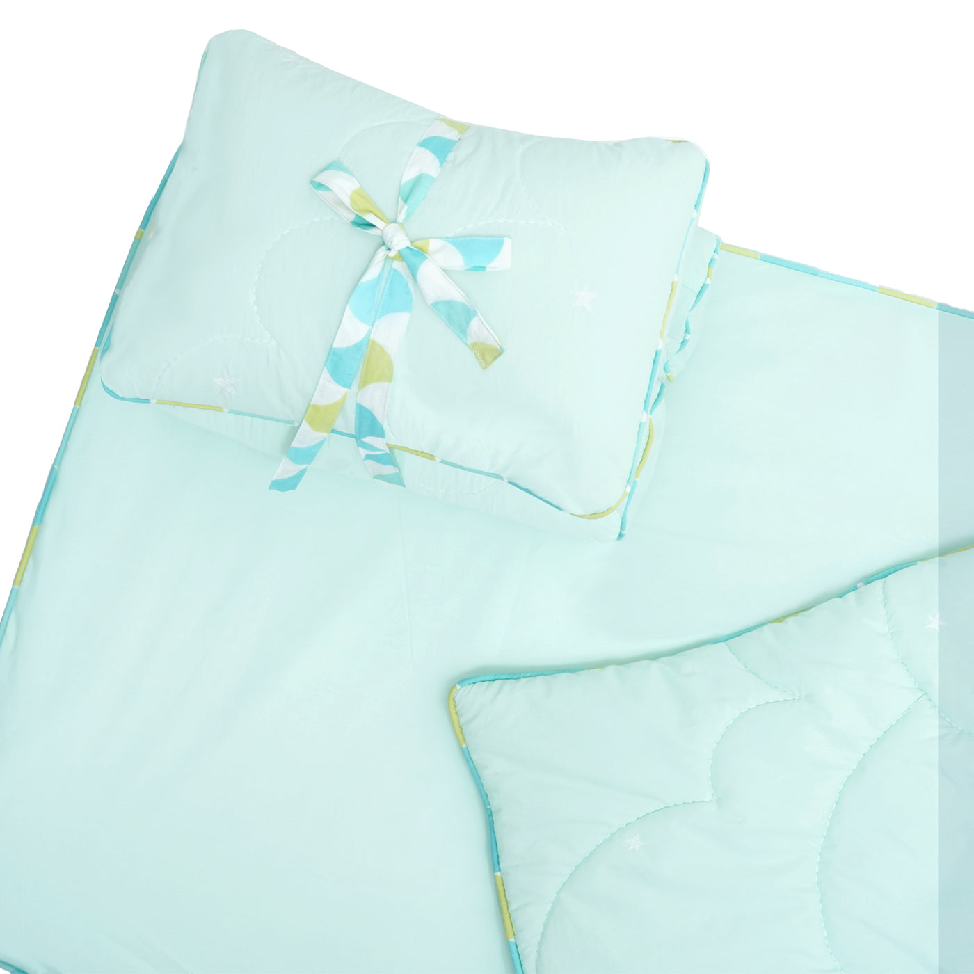 TULO BABY BEDDING SET – MINT ELEPHANT BALLERINA