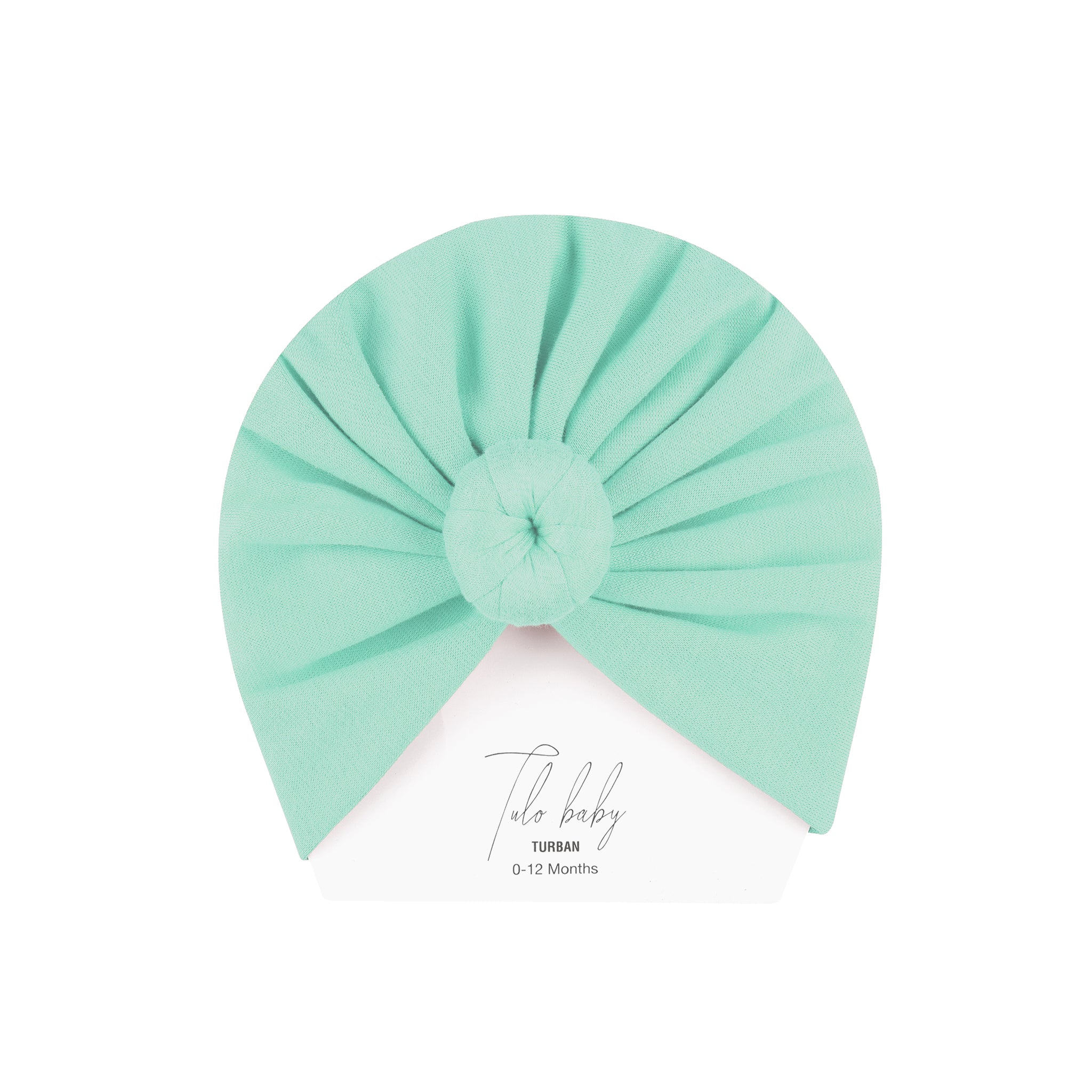 SEA GREEN KNOTTED TURBAN