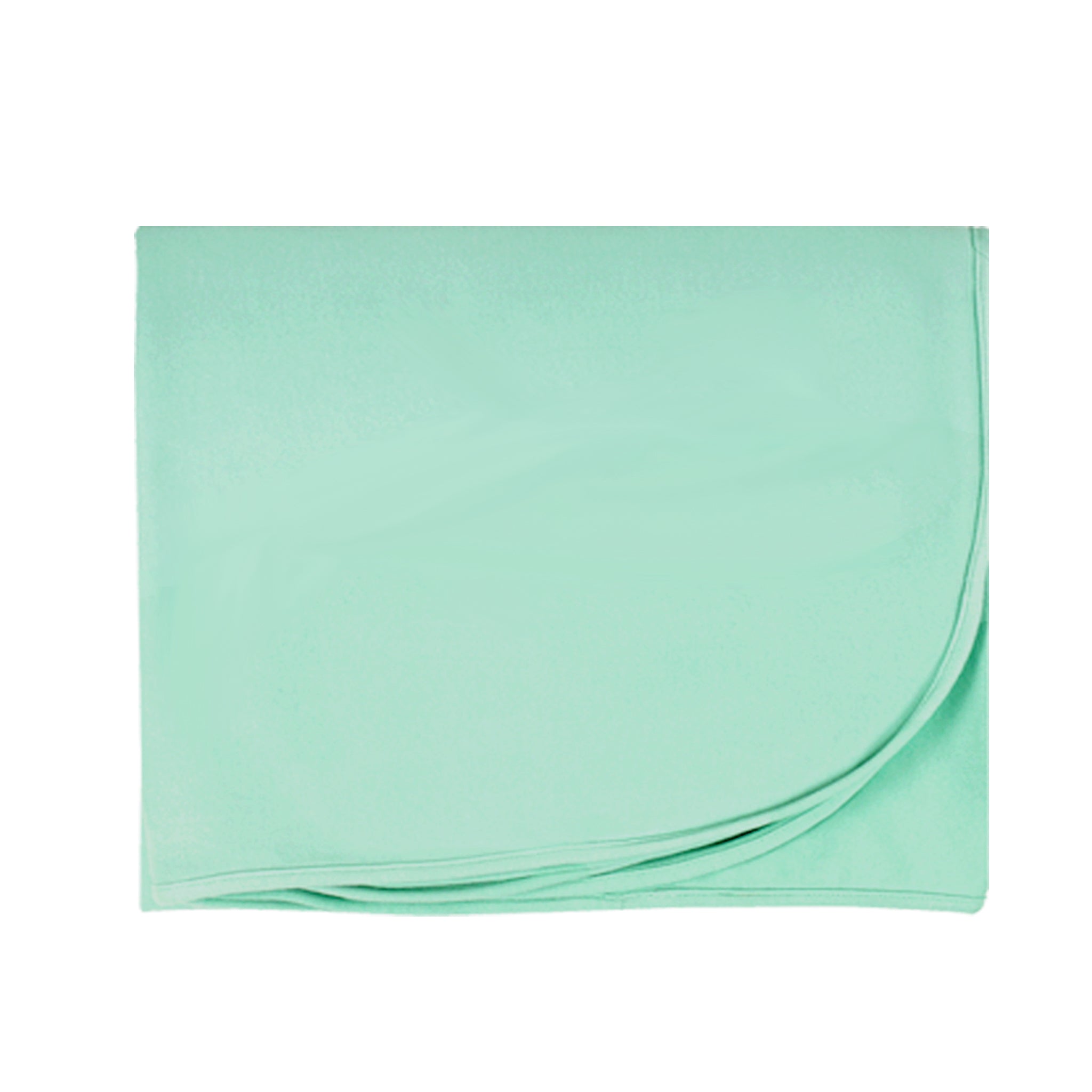 SEA GREEN STRETCHY JERSEY SWADDLE BLANKET