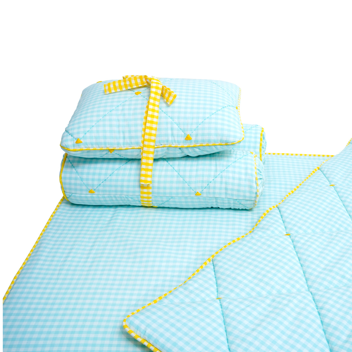 TULO BABY BEDDING SET – CIRCUS SEAL TEAL