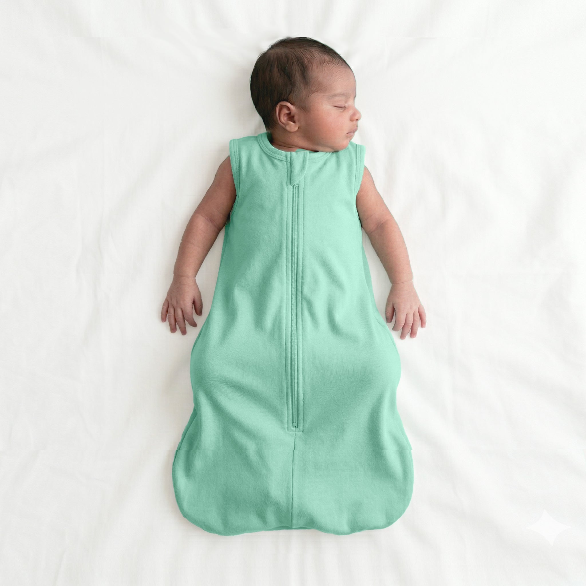 BABY SLEEPING BAG (0.6 TOG) - SEA GREEN | TULO BABY