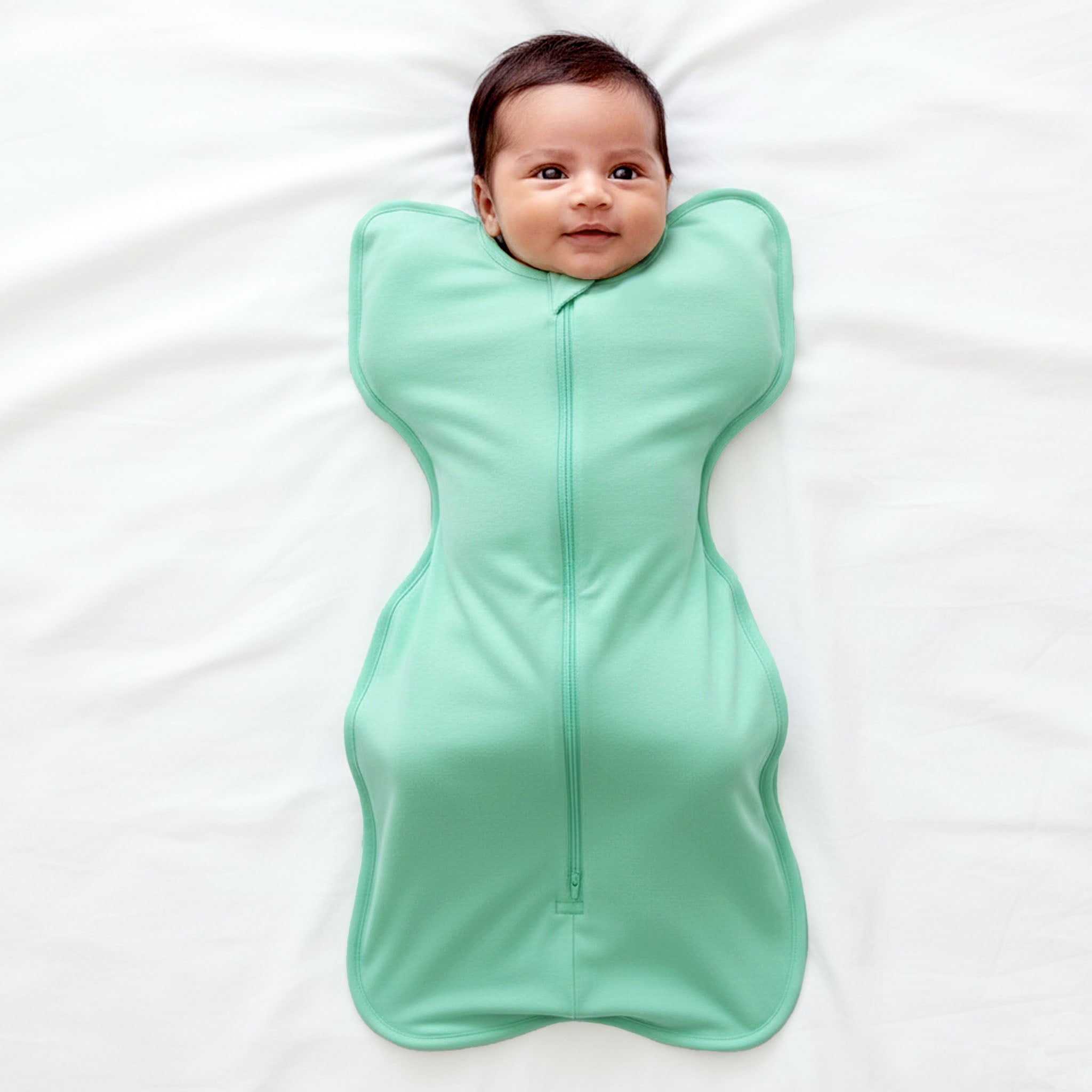 SLEEPING POD SWADDLE FOR BABIES (0.6 TOG) - SEA GREEN | TULO BABY