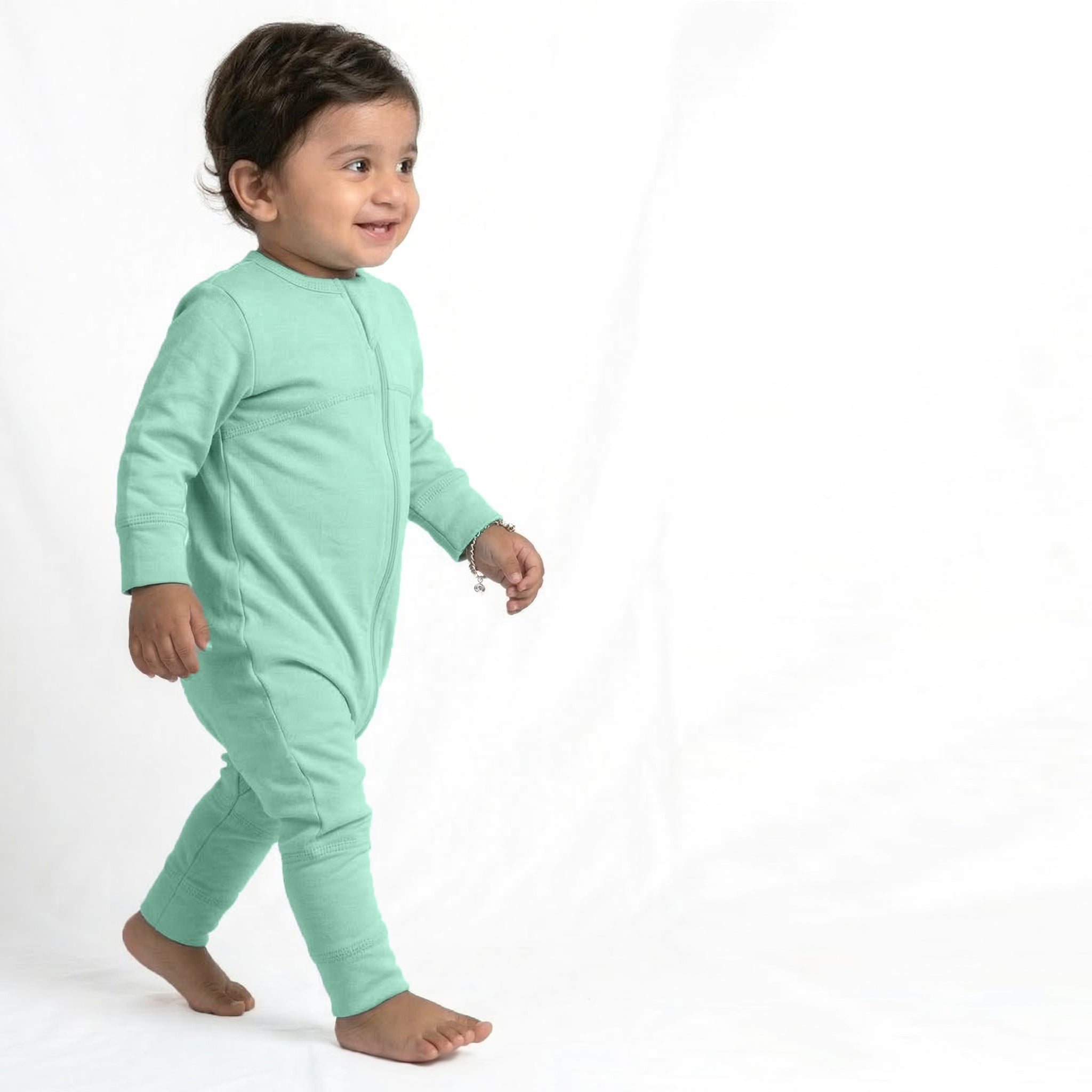 SLEEPSUIT (1.2 TOG) - SEA GREEN | TULO BABY