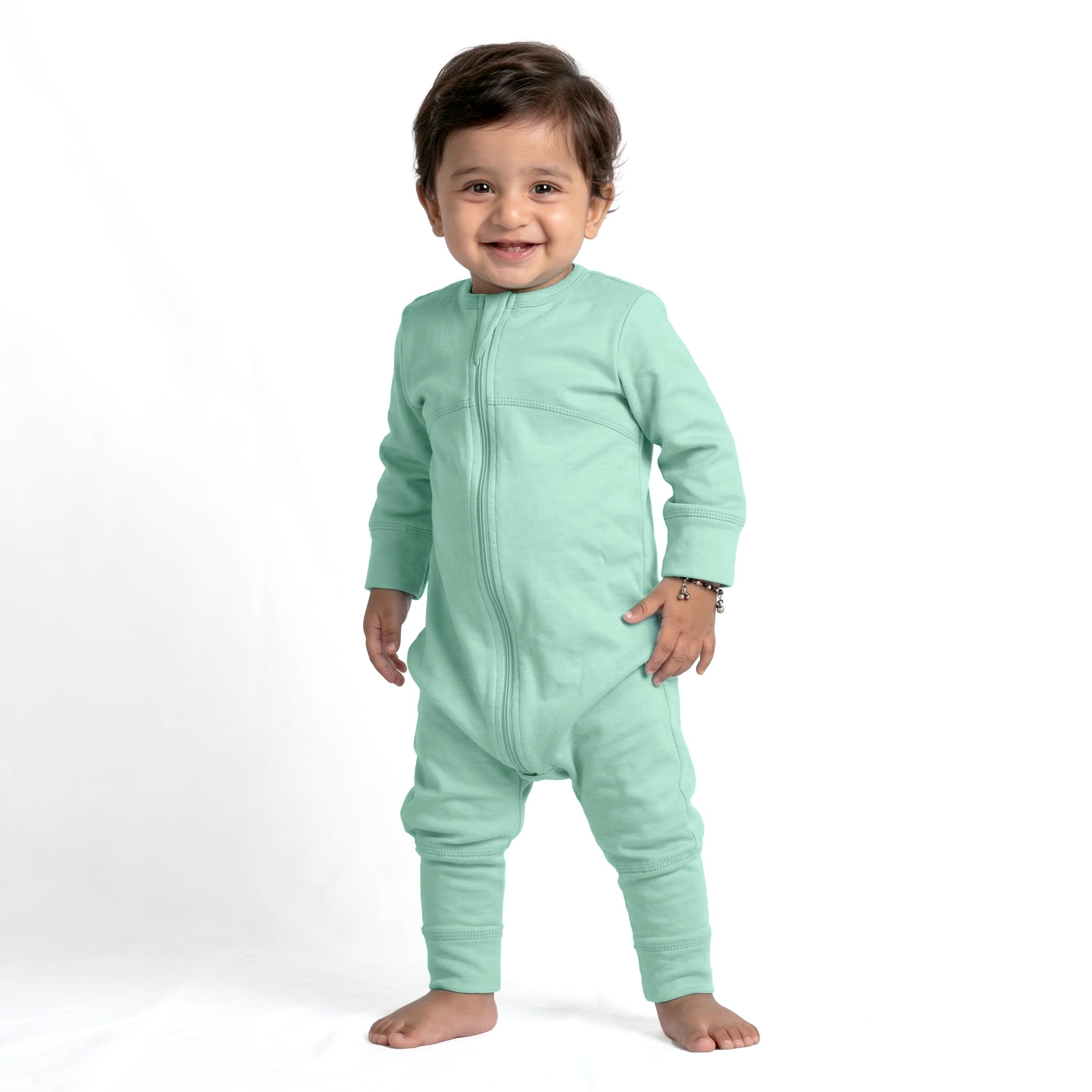 SLEEPSUIT (1.2 TOG) - SEA GREEN | TULO BABY