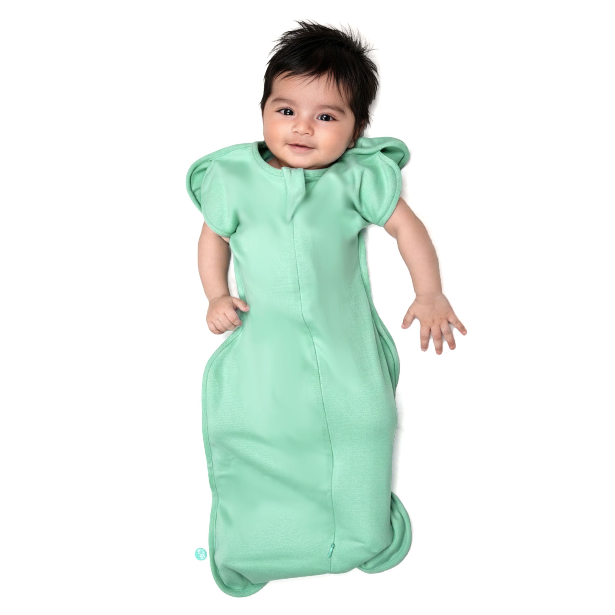 TRANSITIONAL POD SWADDLE FOR BABIES (1.2 TOG) - SEA GREEN | TULO BABY