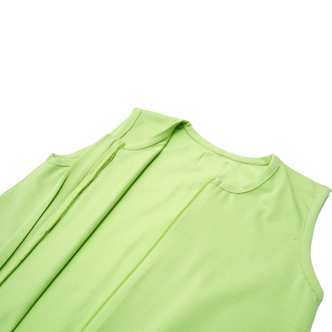 BABY SLEEPING BAG (1.2 TOG) - SHADOW LIME | TULO BABY