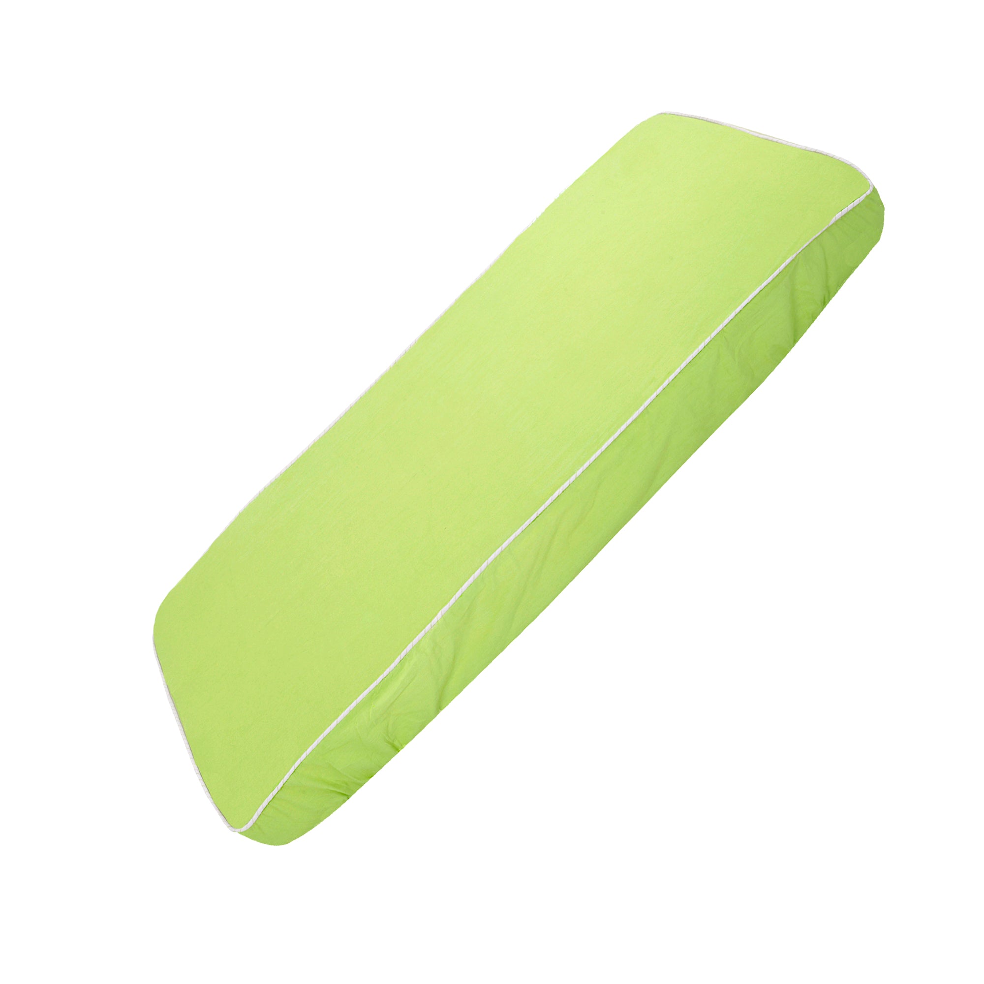 SHADOW LIME FITTED CRIB SHEET