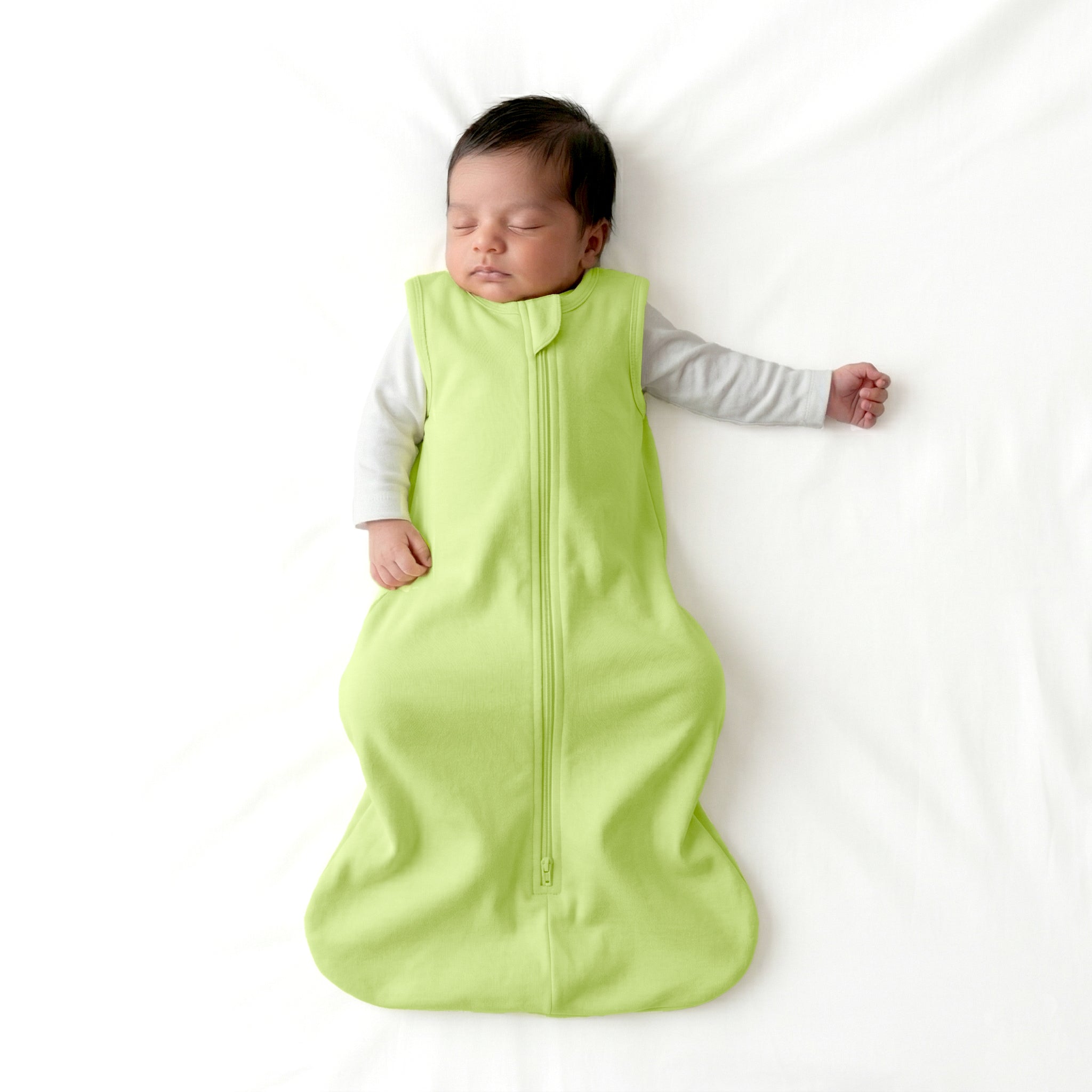BABY SLEEPING BAG (1.2 TOG) - SHADOW LIME | TULO BABY