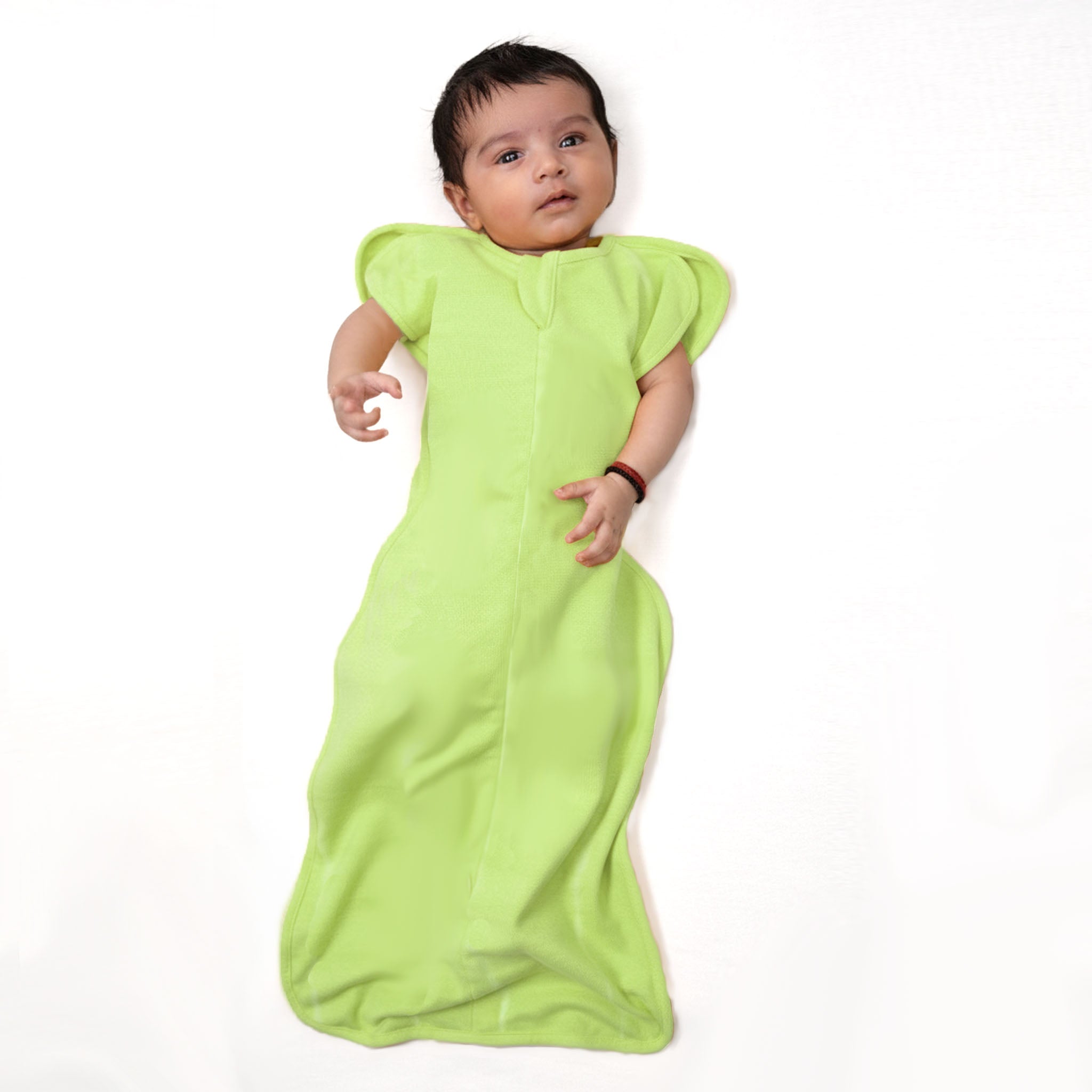 TRANSITIONAL POD SWADDLE FOR BABIES (1.2 TOG) - SHADOW LIME | TULO BABY