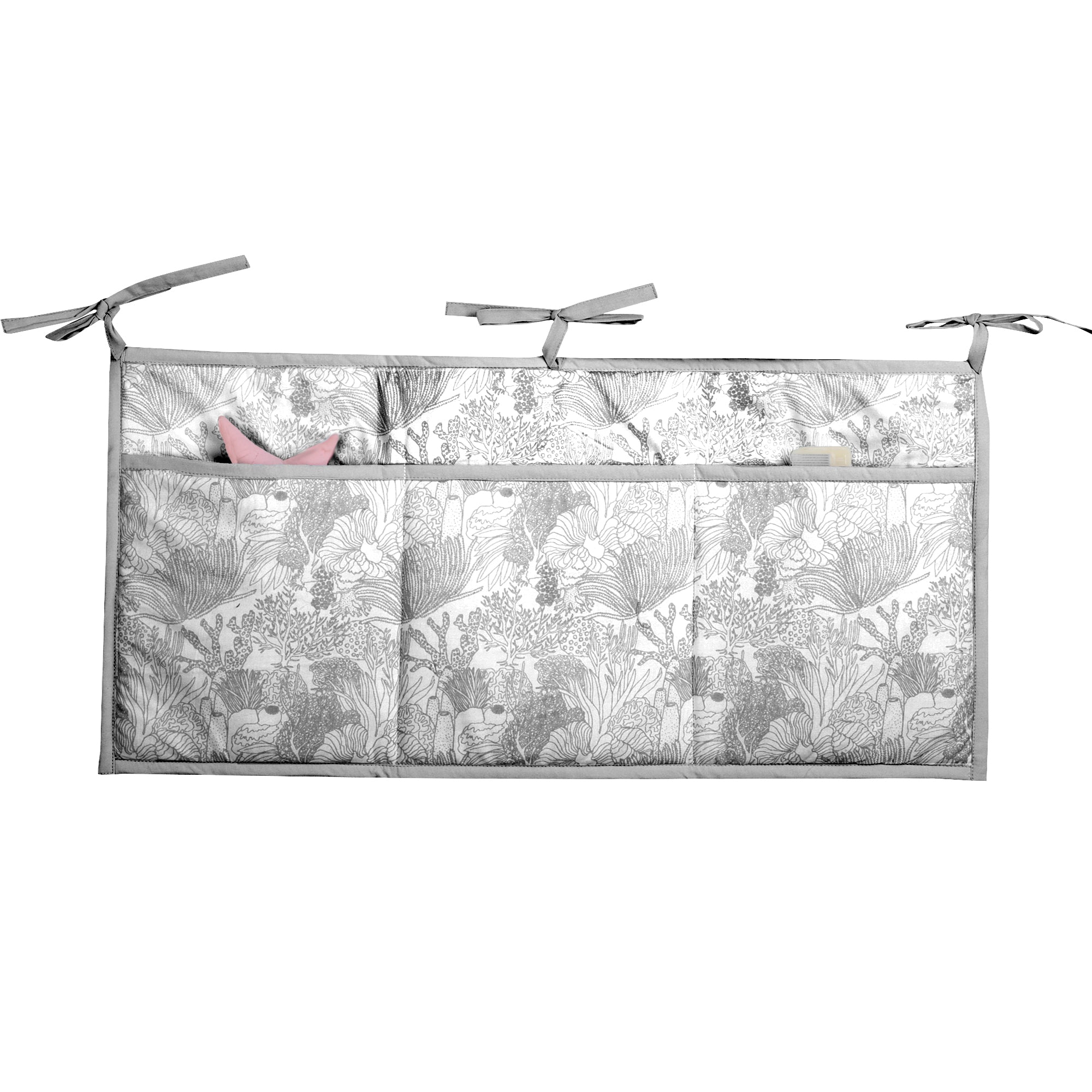 SMOKY GREY CORAL CRIB ORGANISER