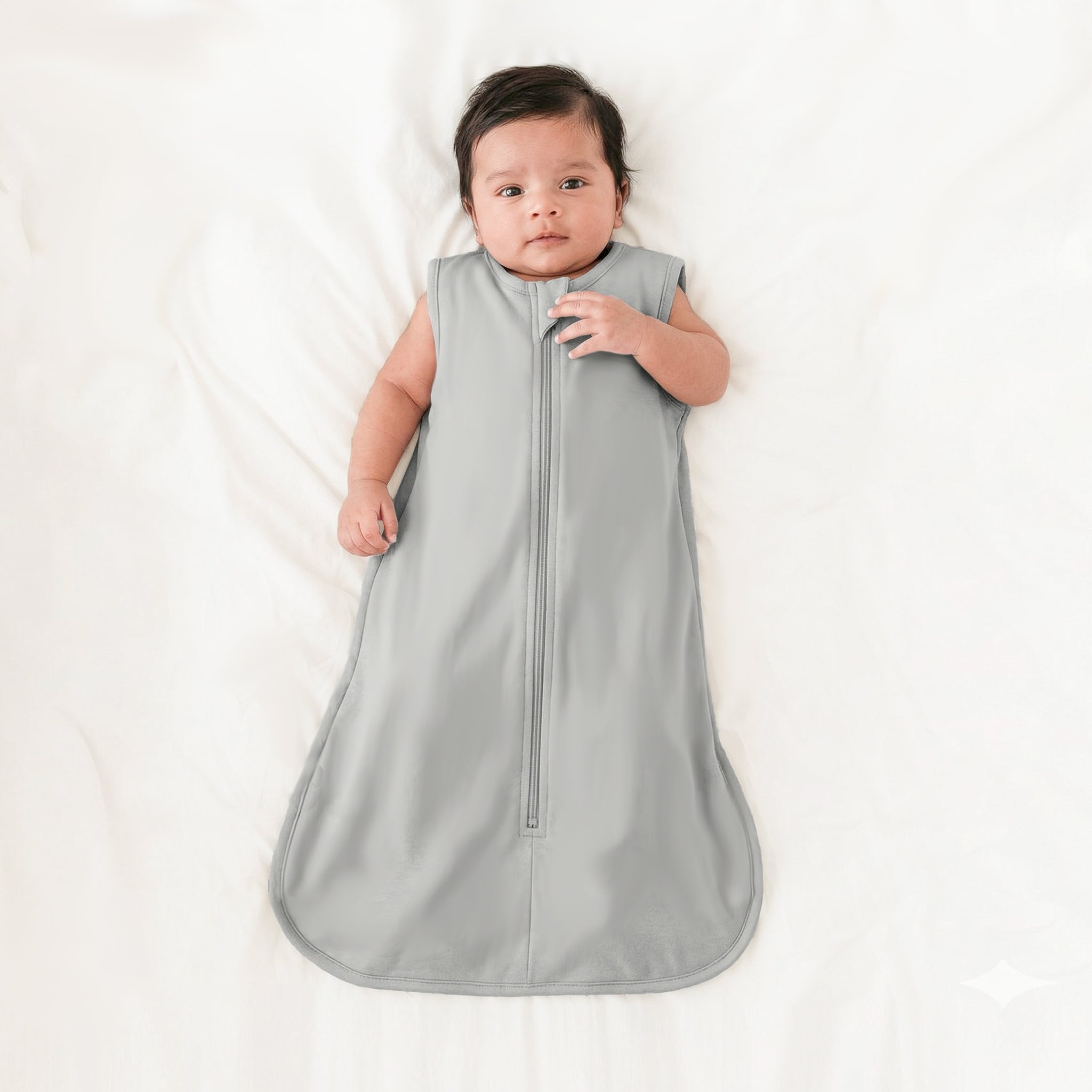 BABY SLEEPING BAG (0.6 TOG) - SMOKY GREY | TULO BABY