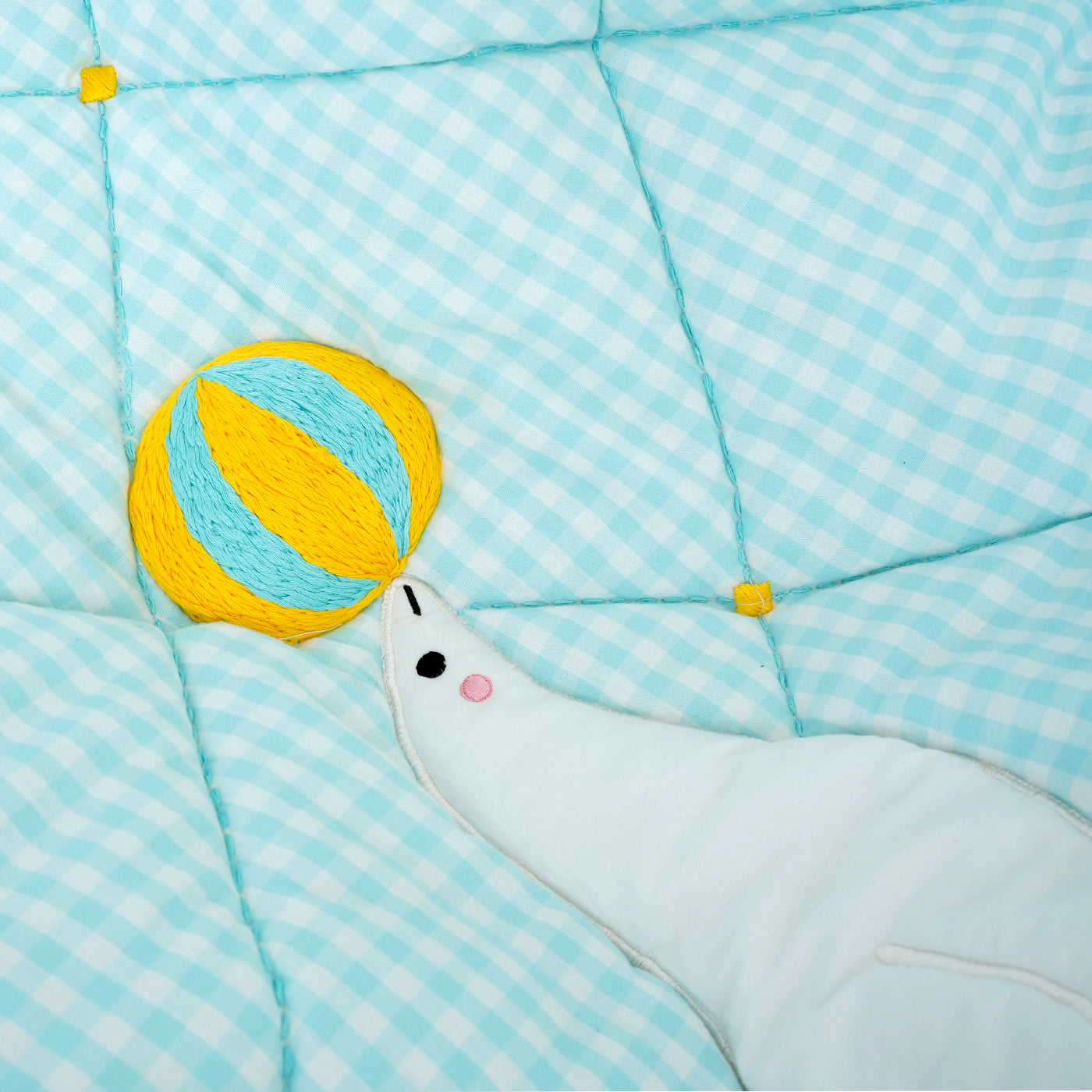 TULO BABY QUILT | DOHAR – CIRCUS SEAL TEAL