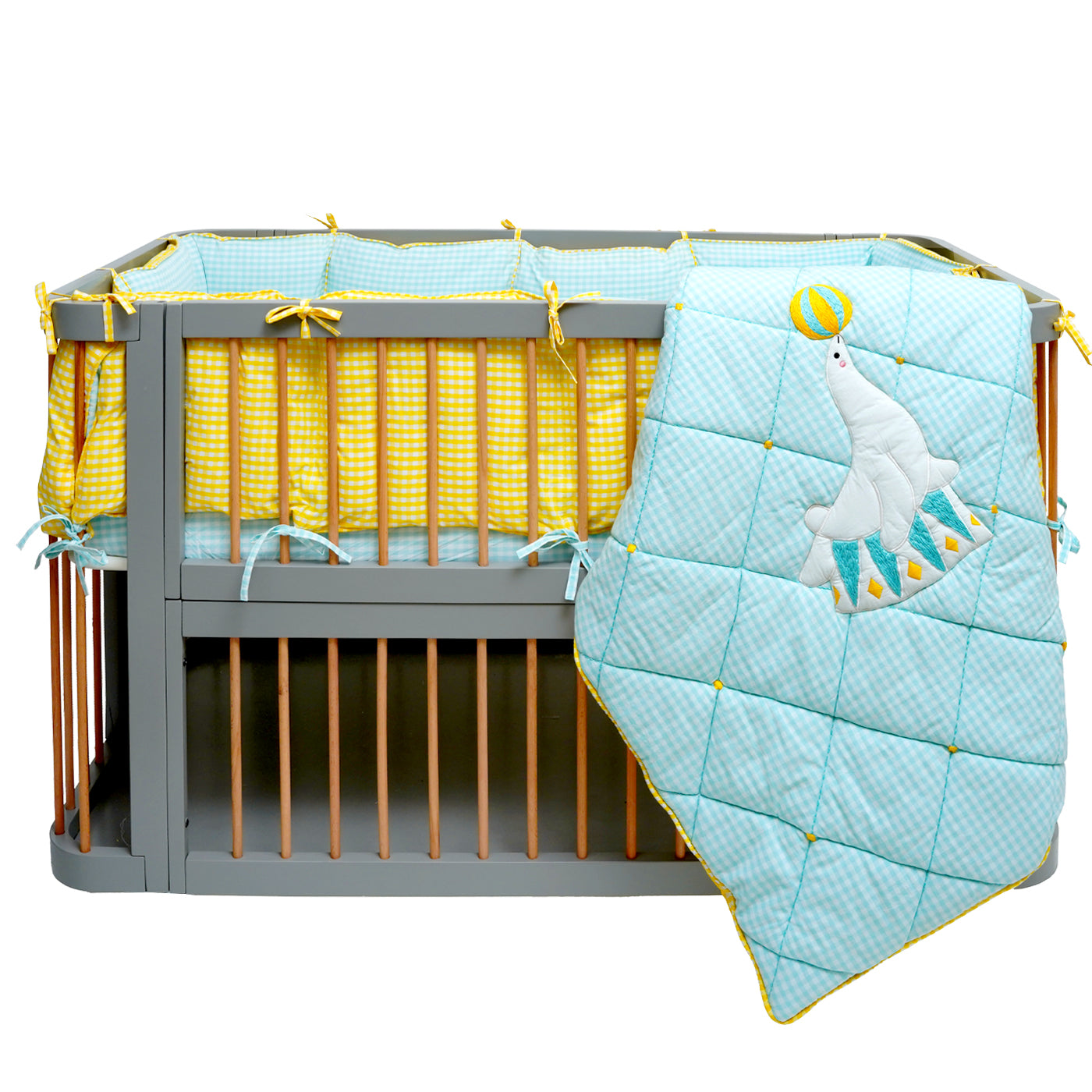 TULO BABY QUILT | DOHAR – CIRCUS SEAL TEAL