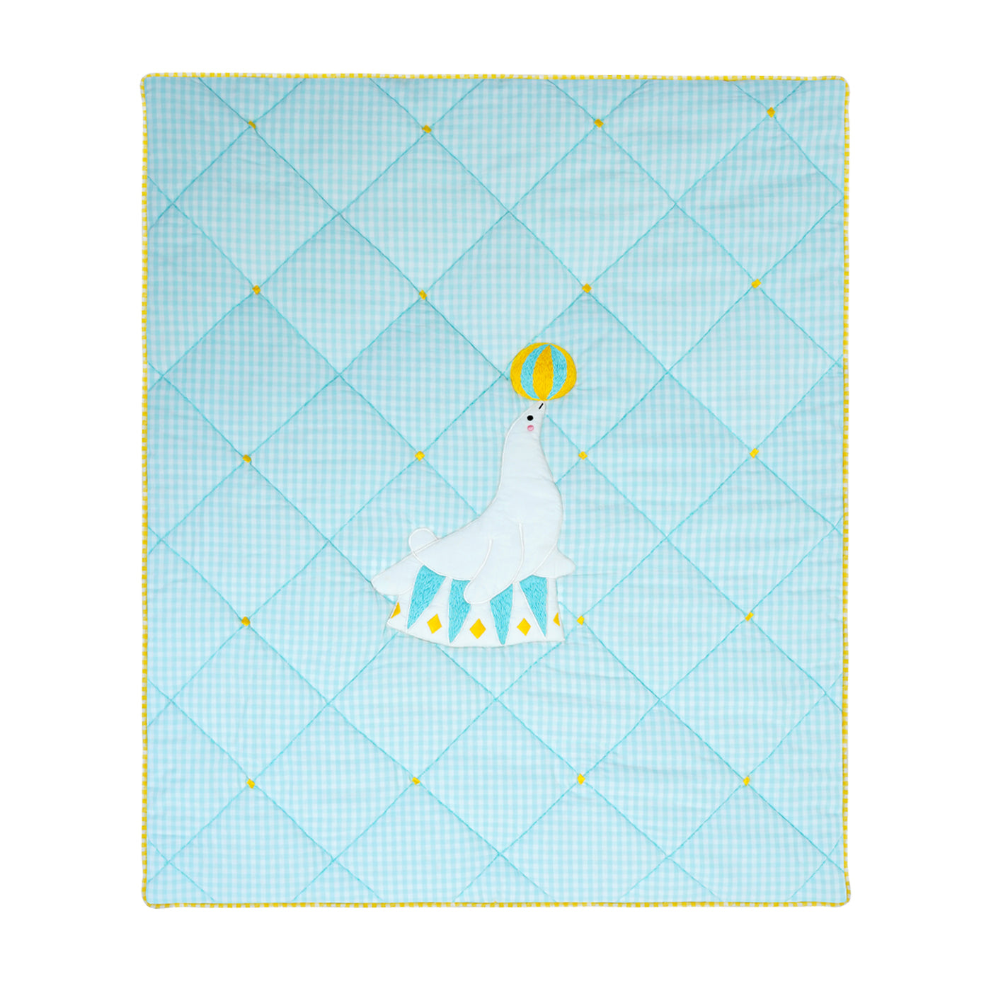 TULO BABY QUILT | DOHAR – CIRCUS SEAL TEAL