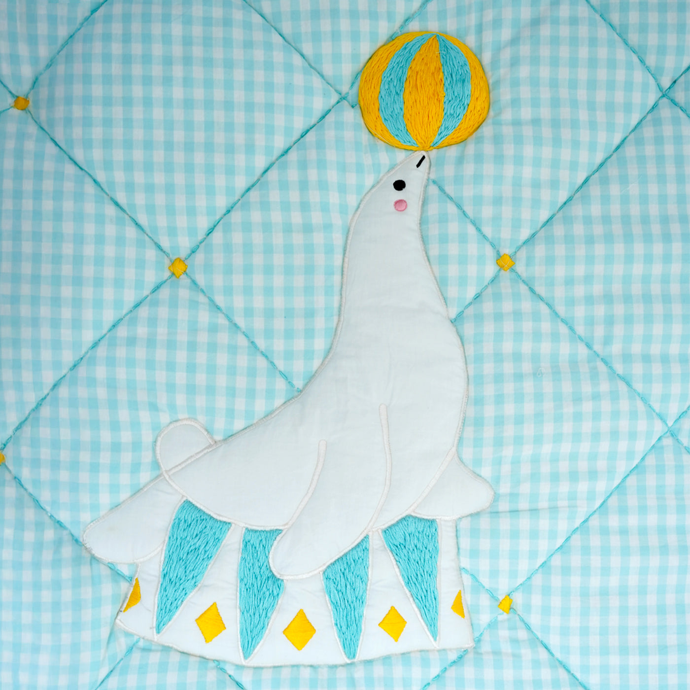 TULO BABY QUILT | DOHAR – CIRCUS SEAL TEAL