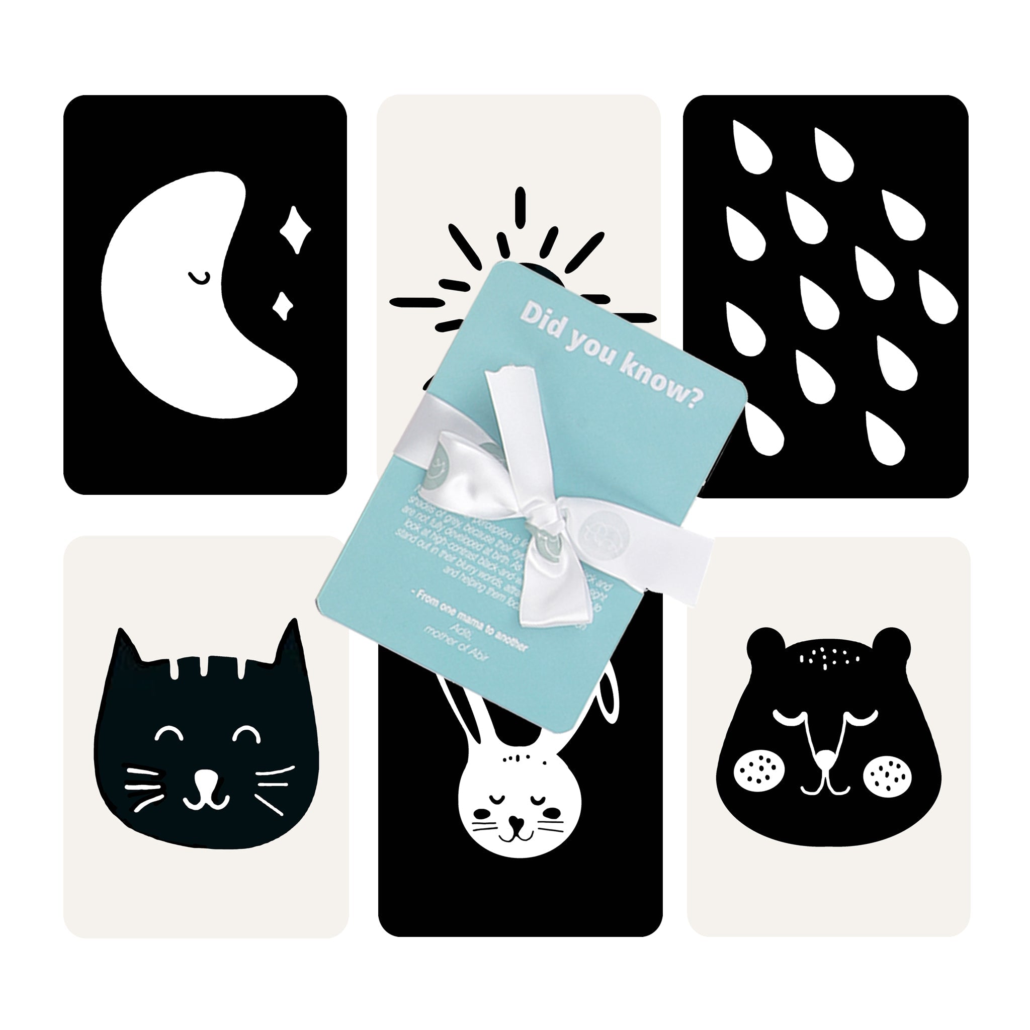 GUITAR RATTLE AND CREAM SWADDLE BLANKET BUNDLE BOX