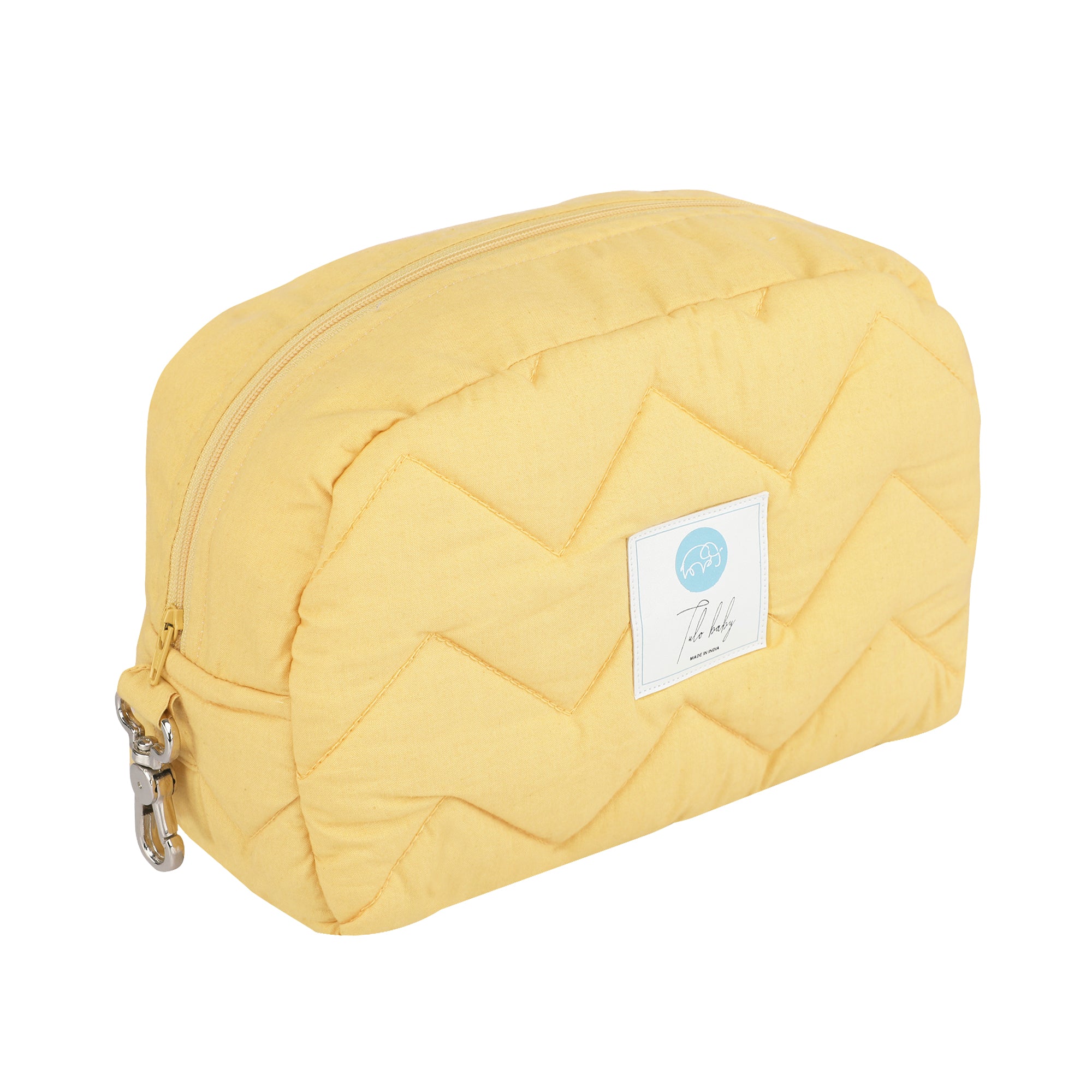 YOLK YELLOW TRAVEL VANITY BAG