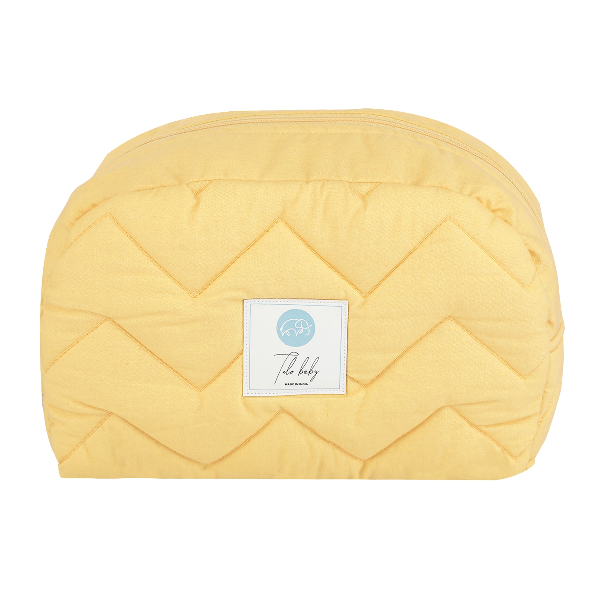 YOLK YELLOW TRAVEL VANITY BAG