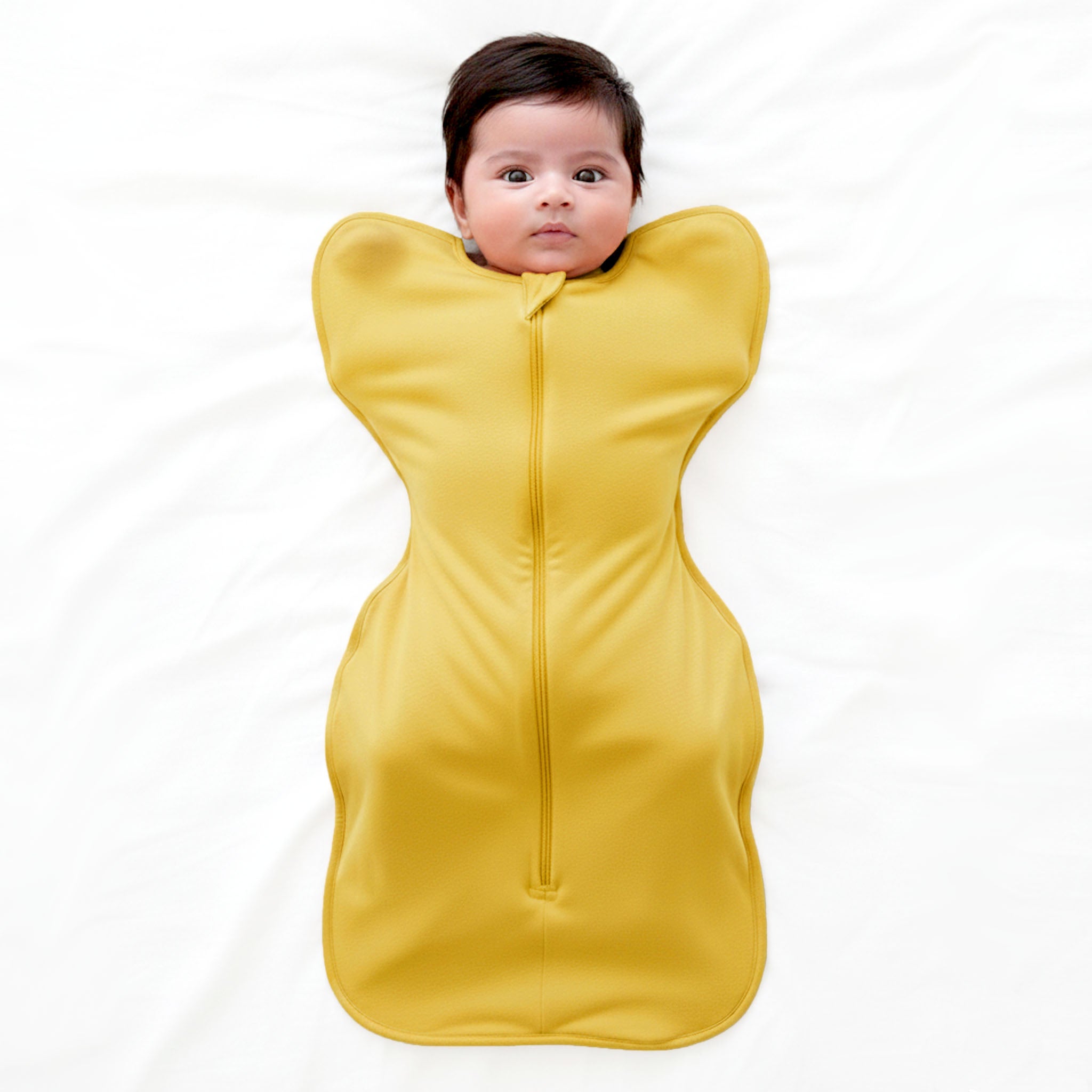 SLEEPING POD SWADDLE FOR BABIES (1.2 TOG) - YOLK YELLOW | TULO BABY