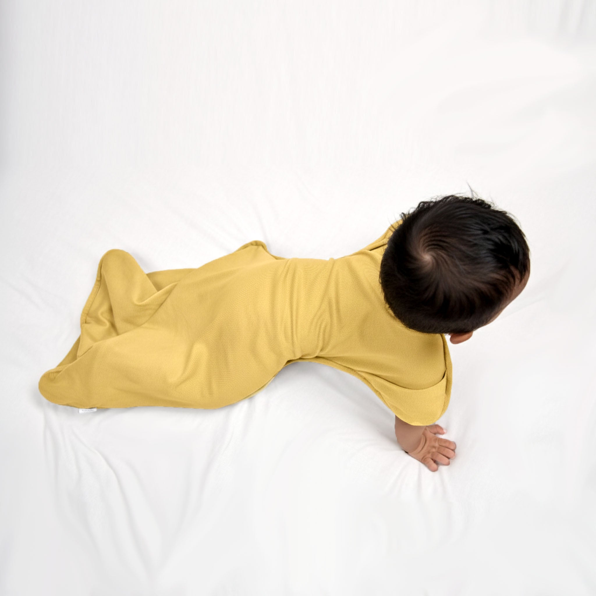 TRANSITIONAL POD SWADDLE FOR BABIES (0.6 TOG) - YOLK YELLOW | TULO BABY