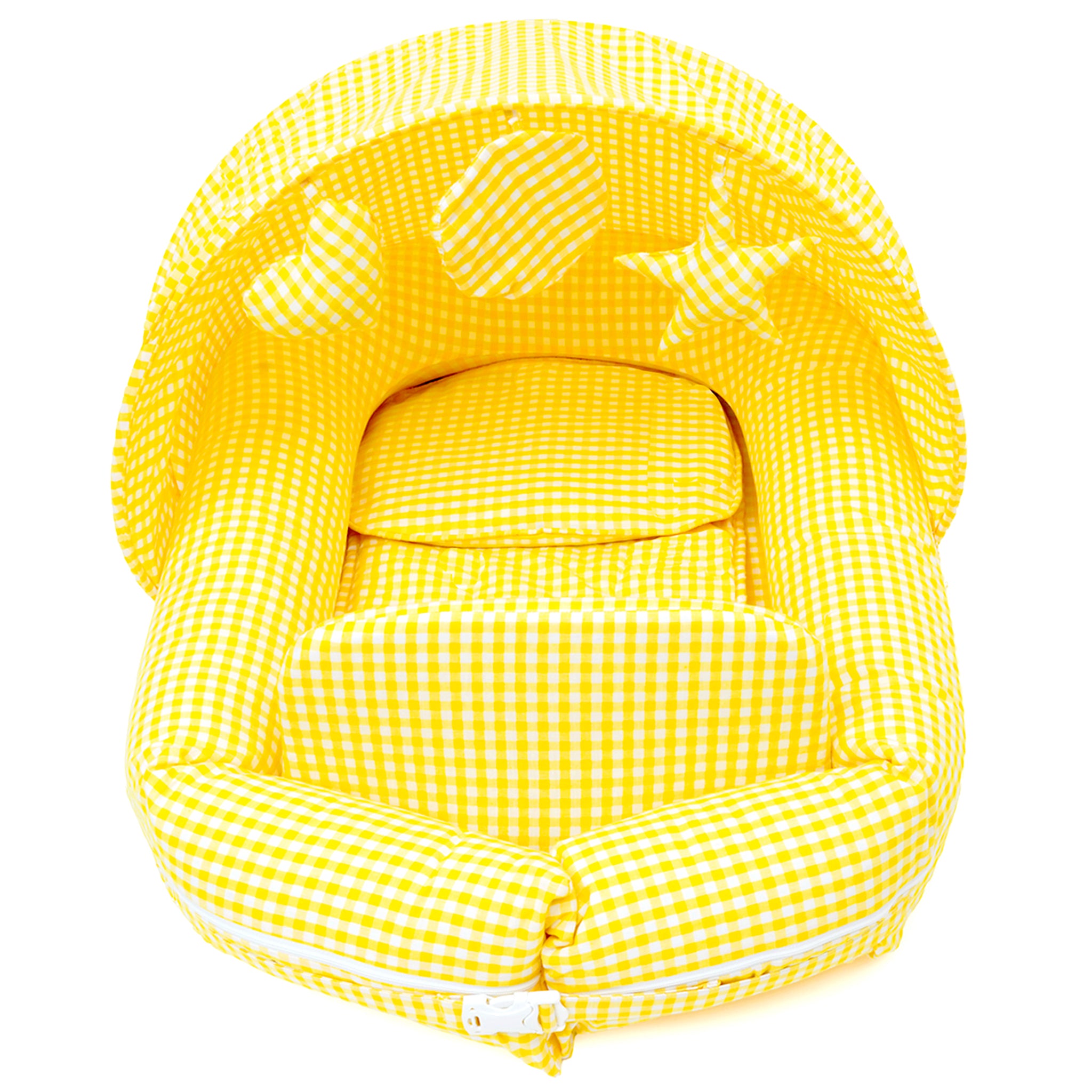 YELLOW GINGHAM NESTO PAD CANOPY