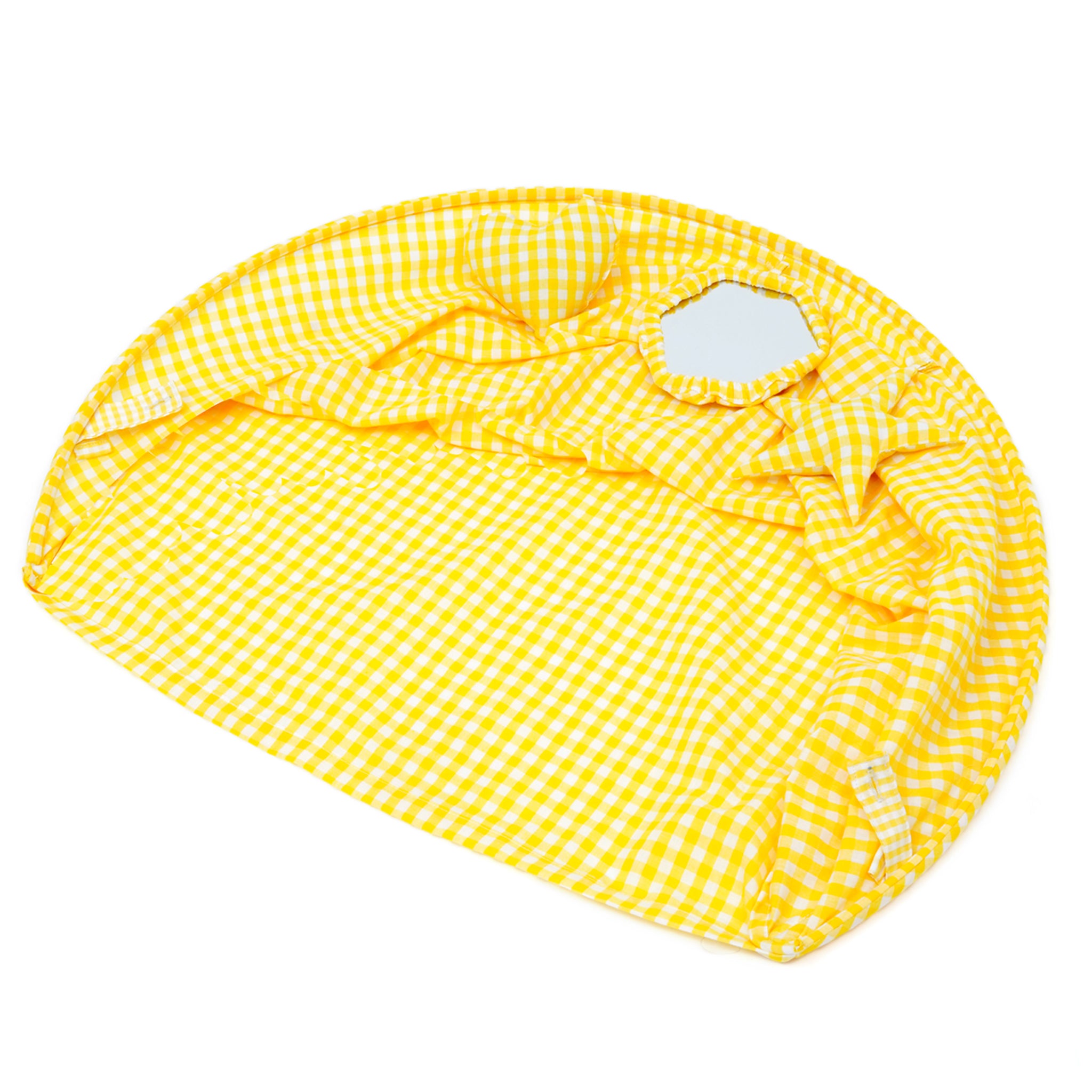 YELLOW GINGHAM NESTO PAD CANOPY