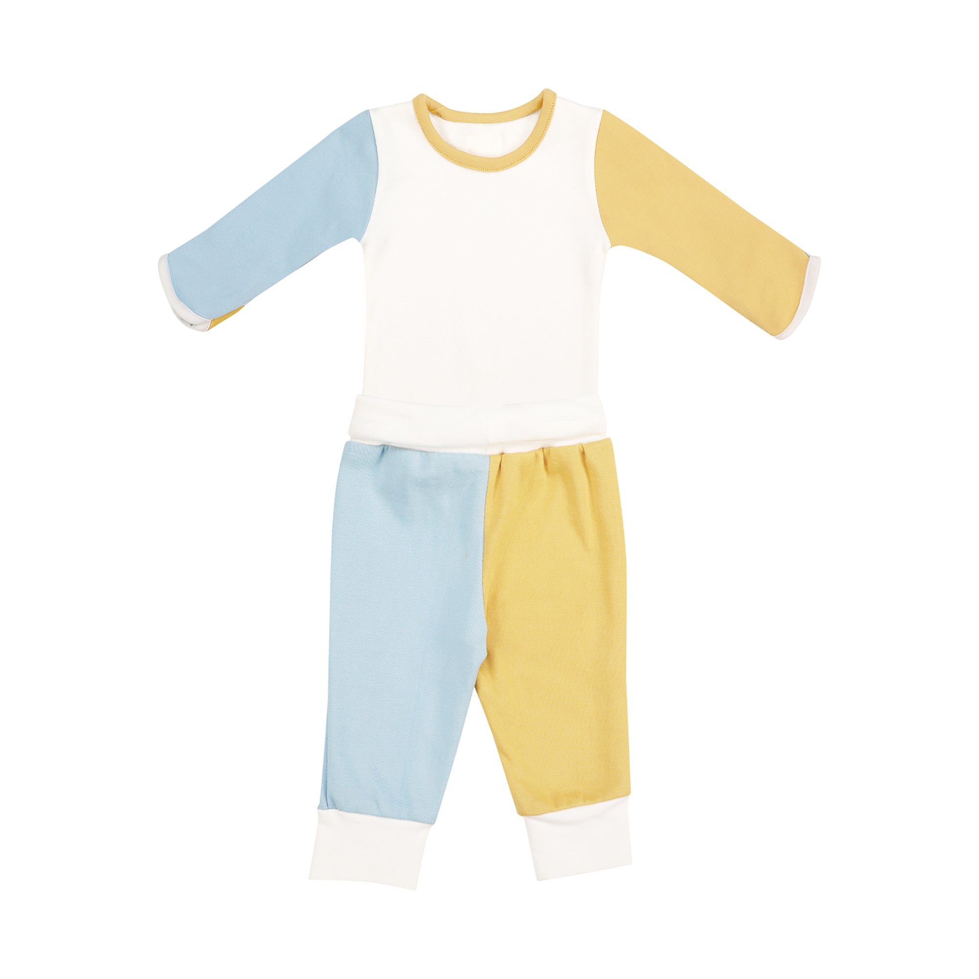 YELLOW BLUE TWO PIECE SET