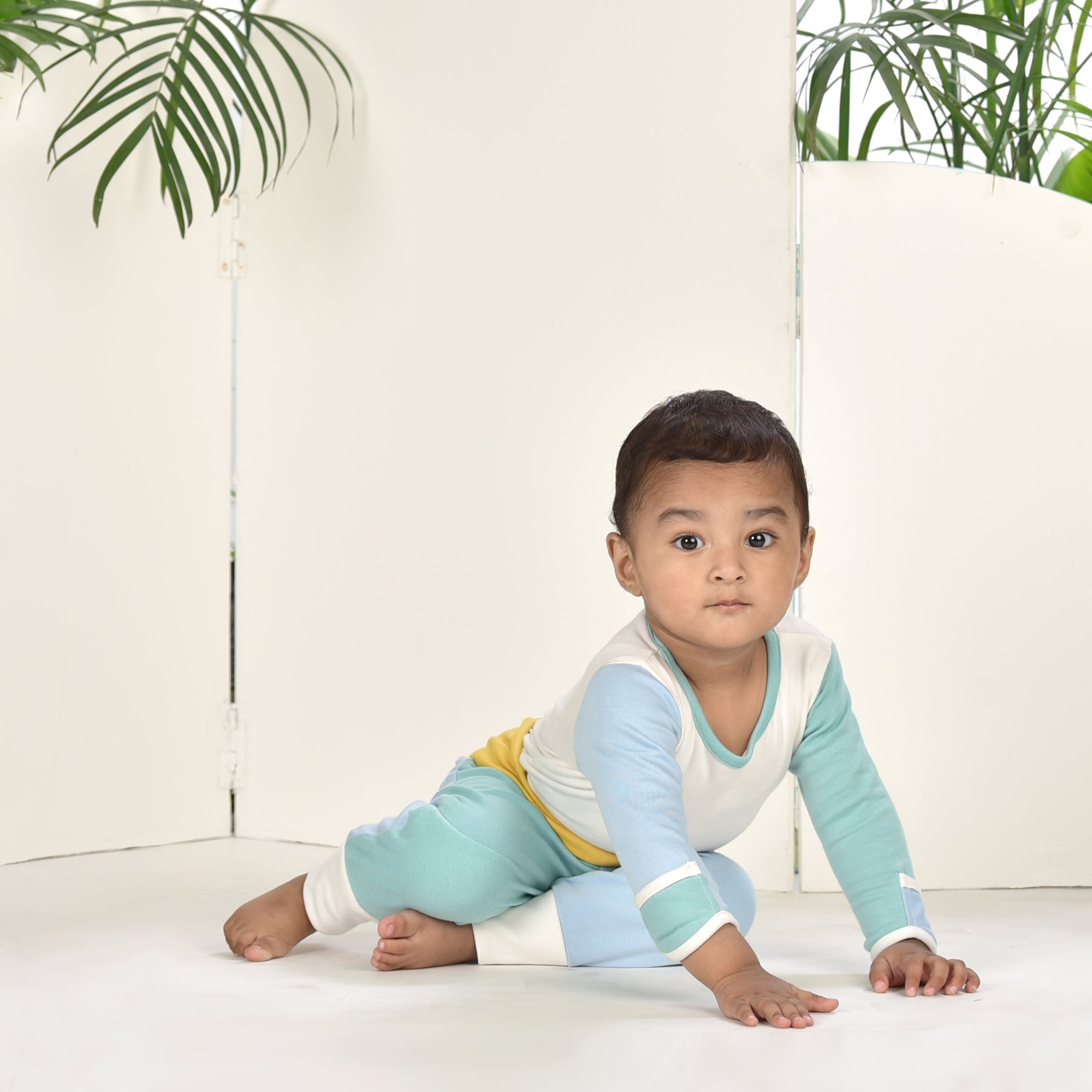 CANTON BLUE YELLOW TWO PIECE SET