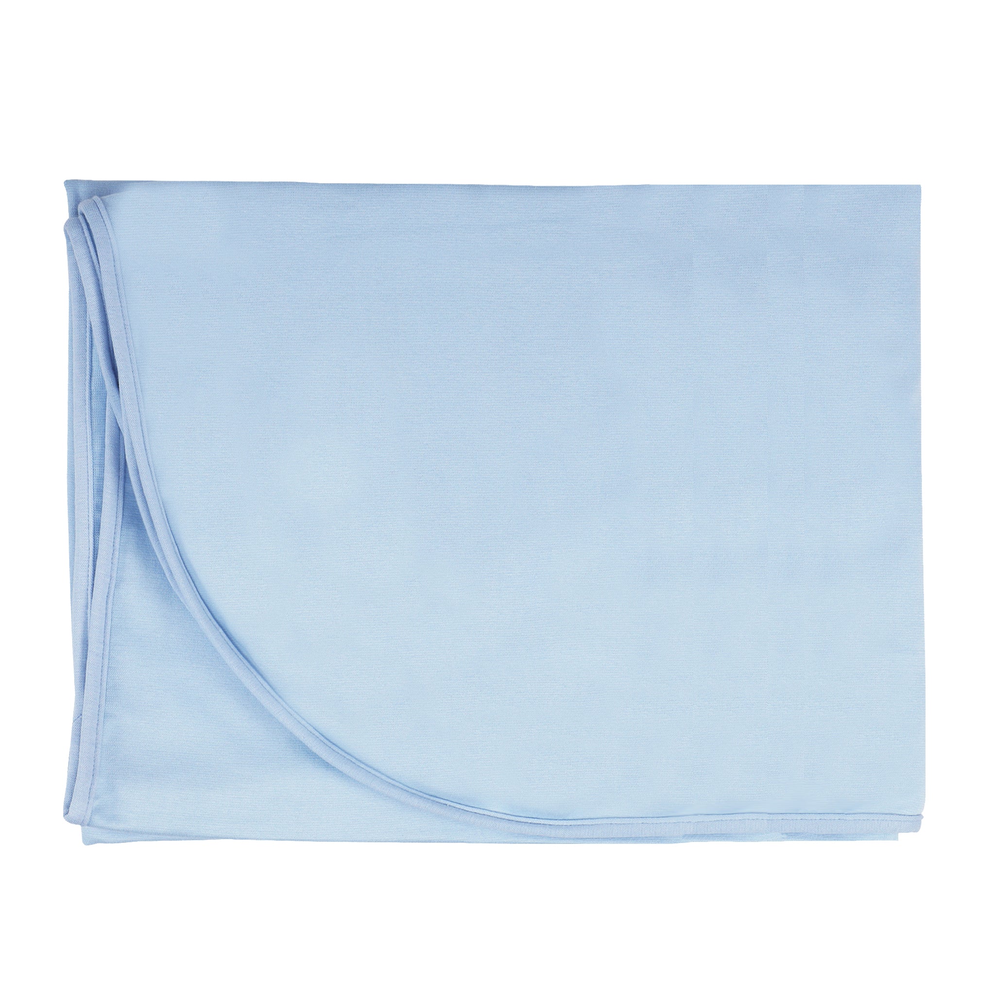 DUSK BLUE STRETCHY JERSEY SWADDLE BLANKET