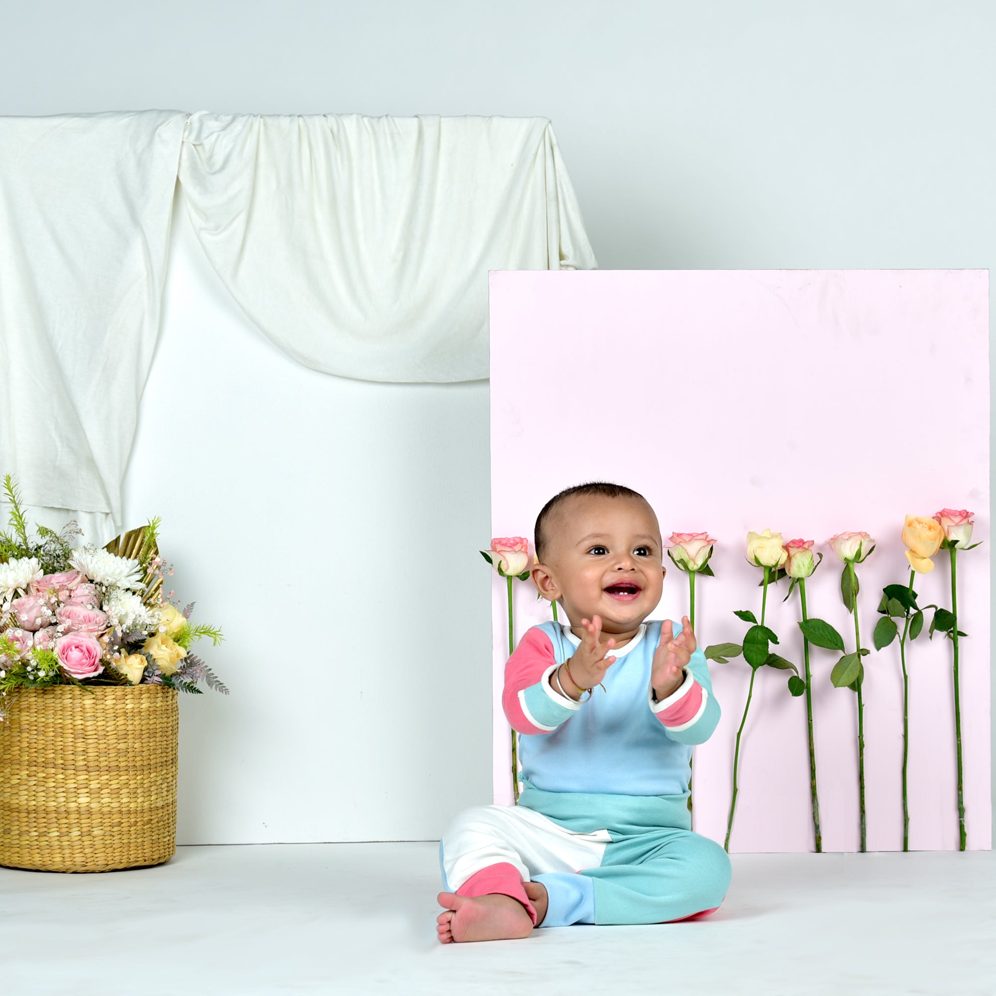 CANTON ROSE BLUE TWO PIECE SET