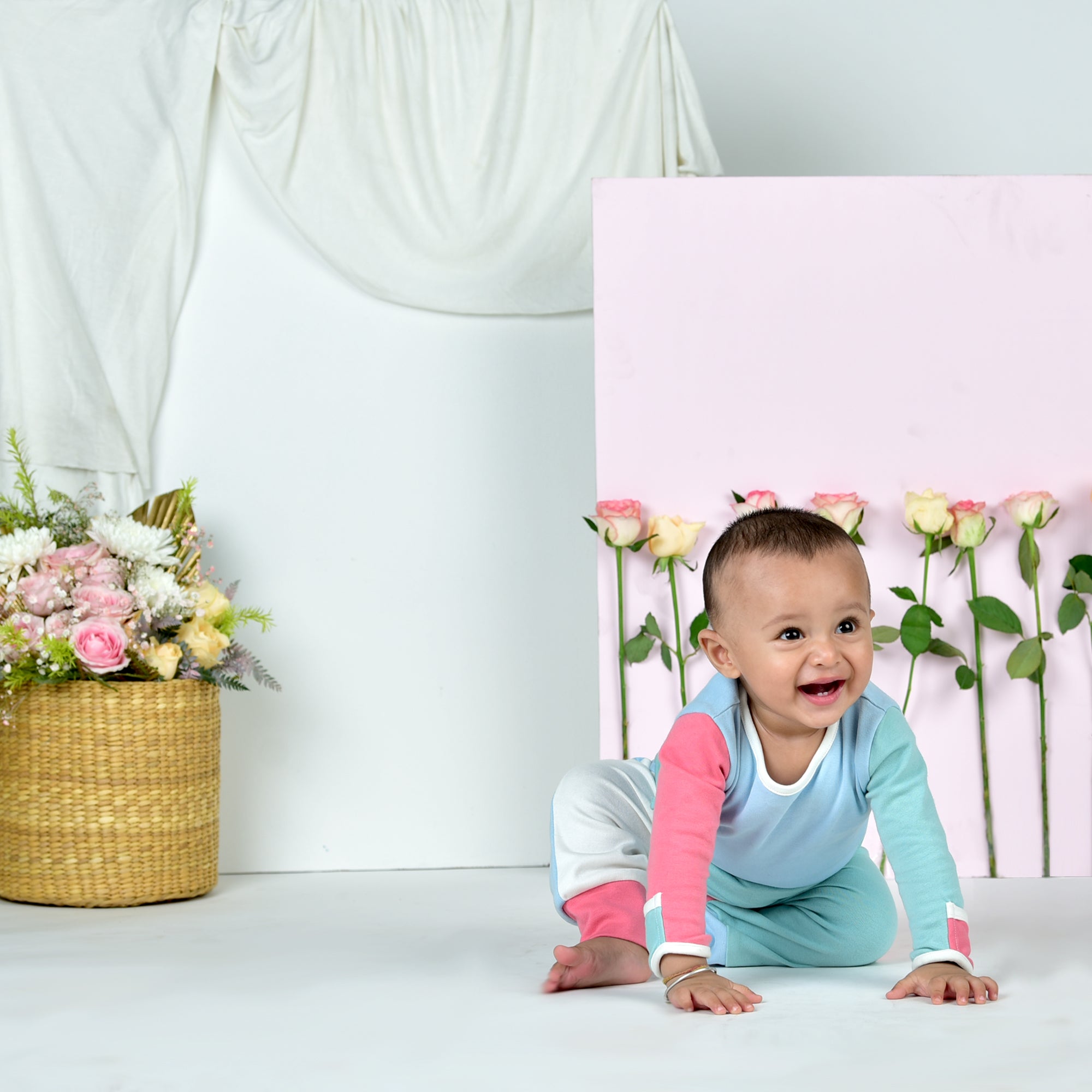 CANTON ROSE BLUE TWO PIECE SET