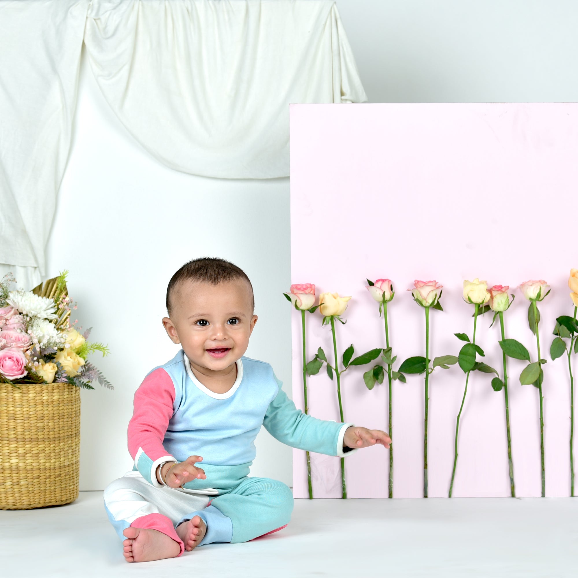 CANTON ROSE BLUE TWO PIECE SET
