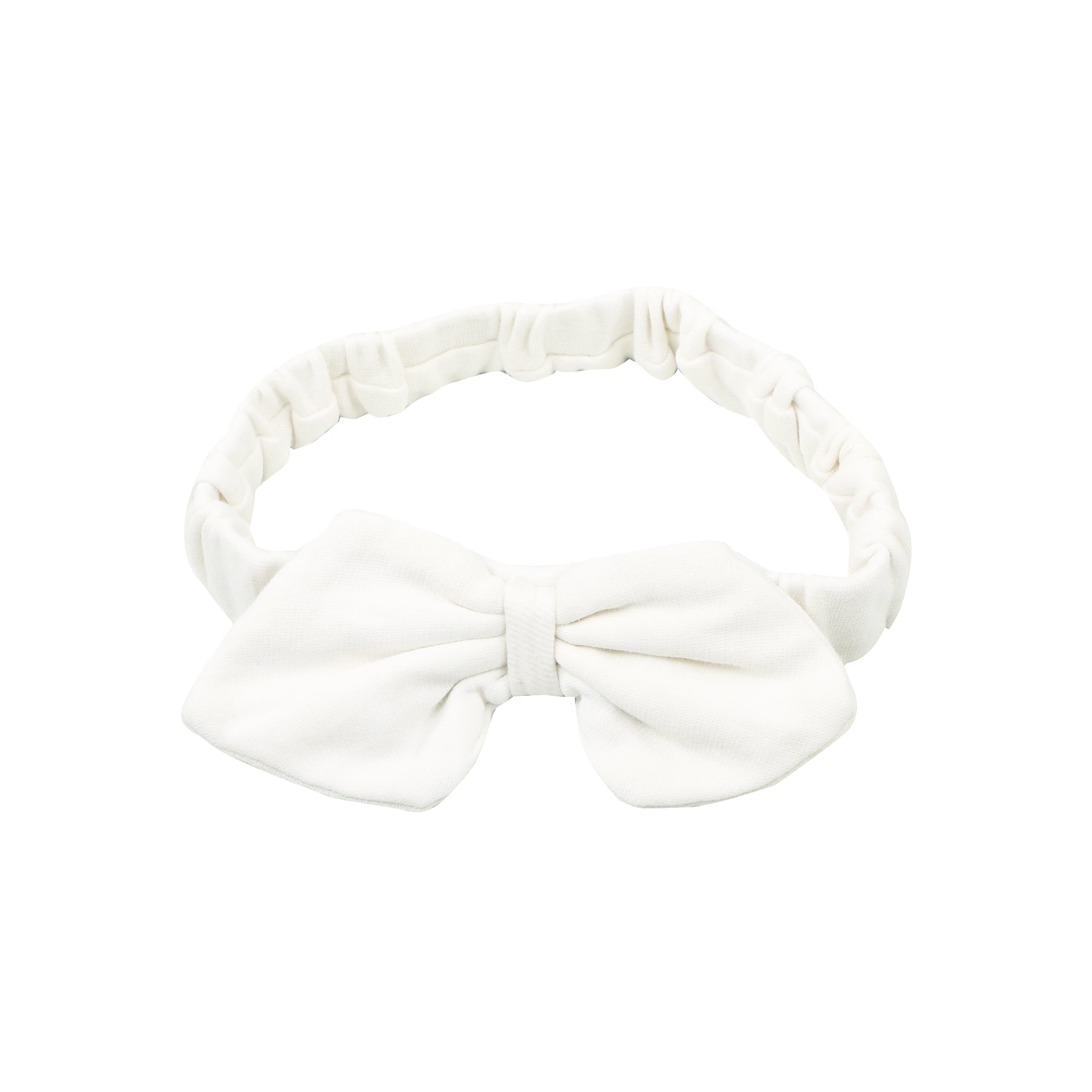 CREAM BOW HEADBAND