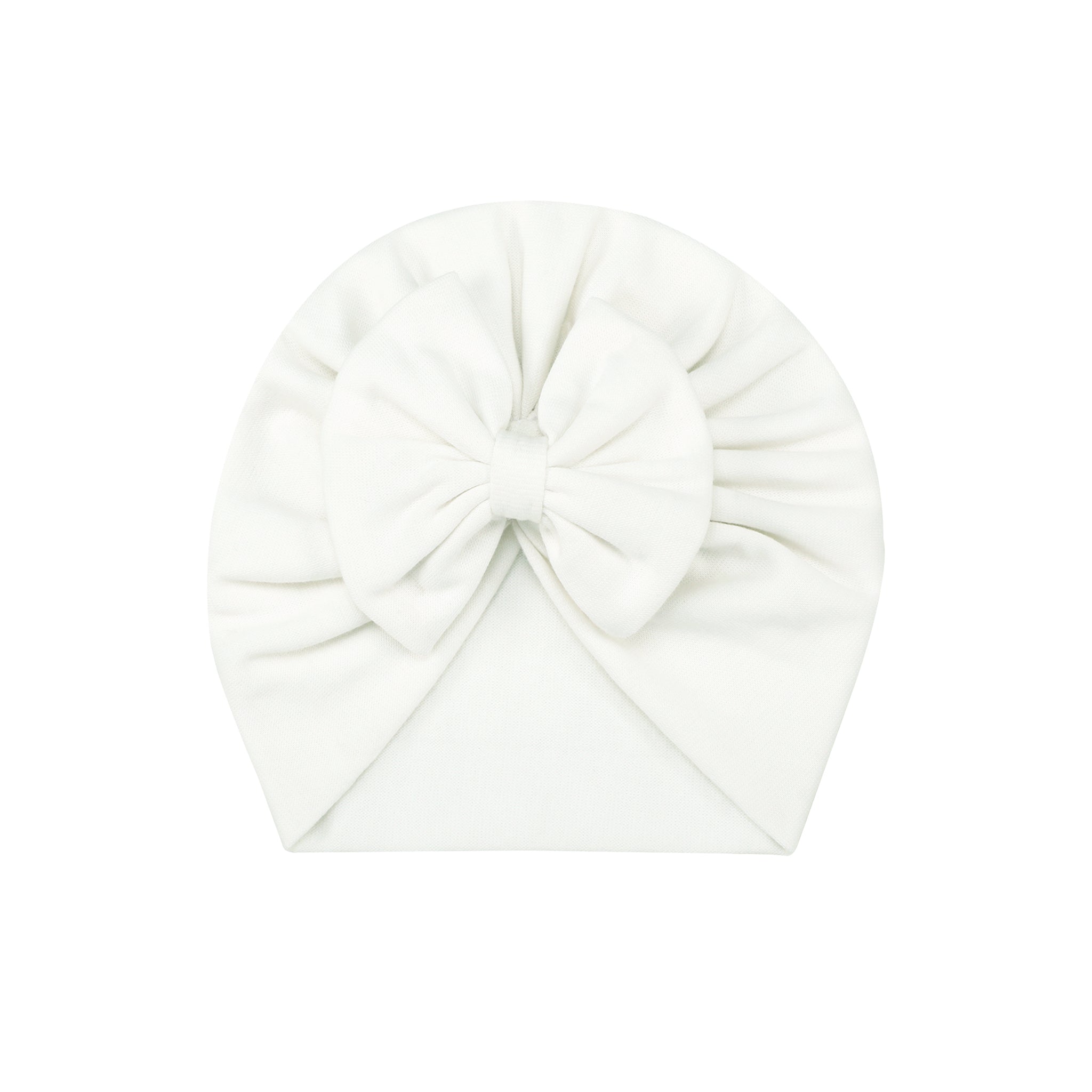 CREAM BOW TURBAN