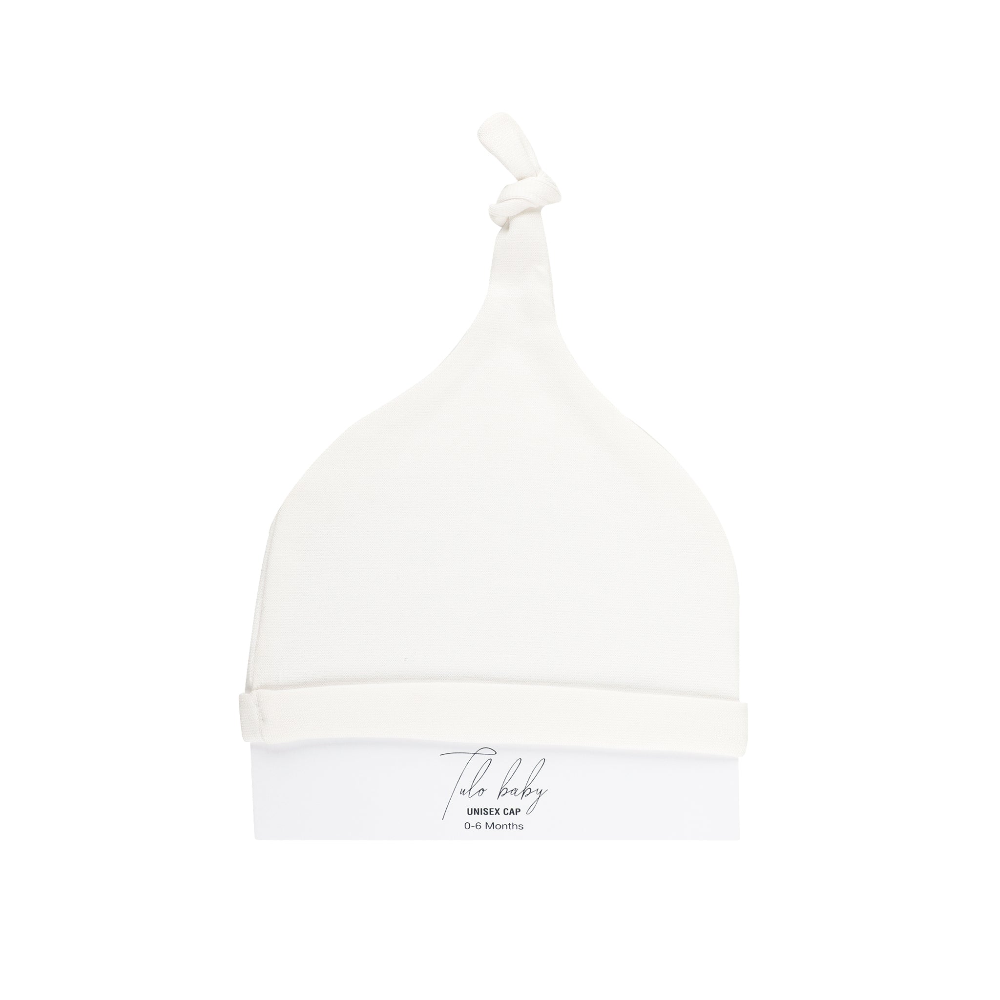 CREAM KNOTTED BEANIE