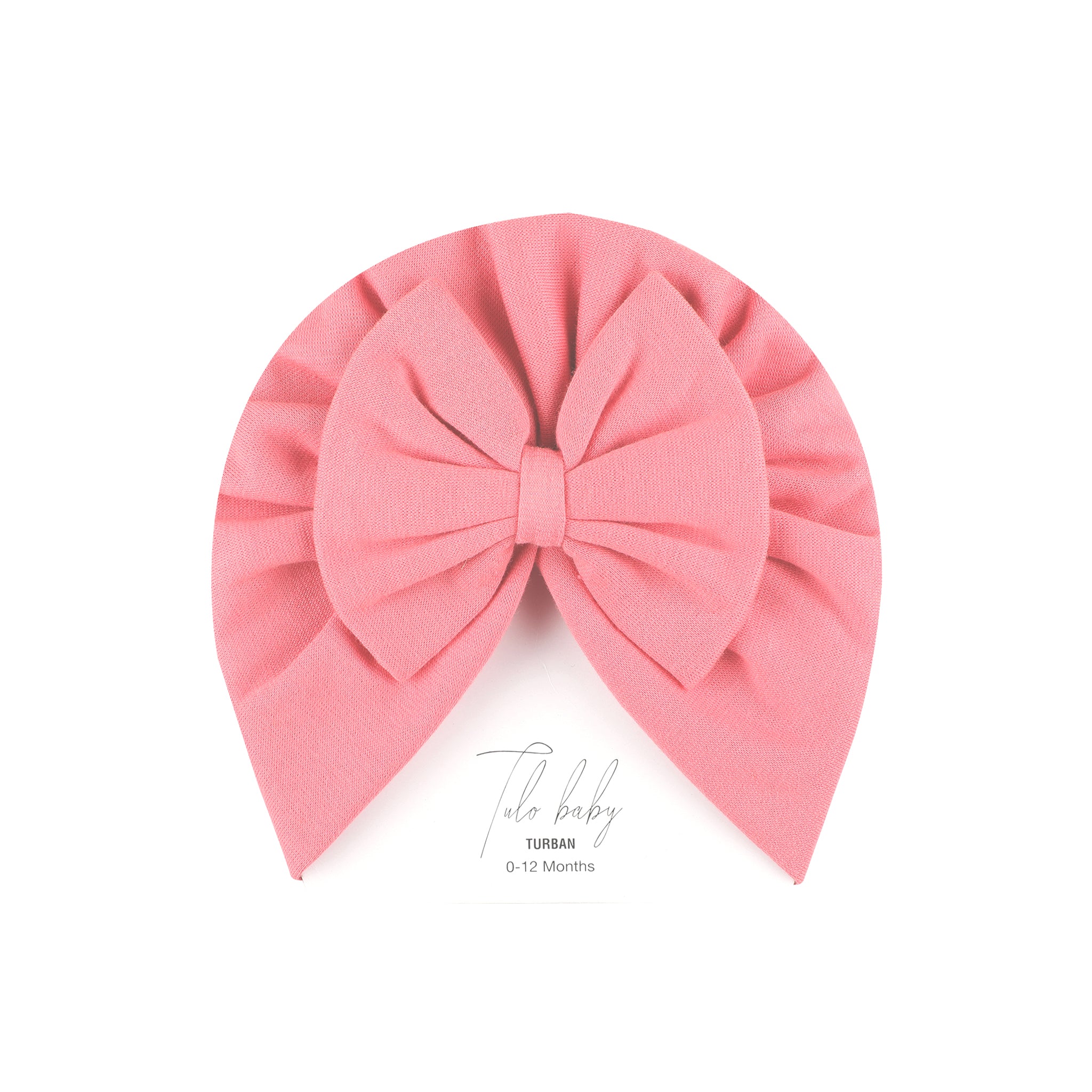 DESSERT ROSE BOW TURBAN