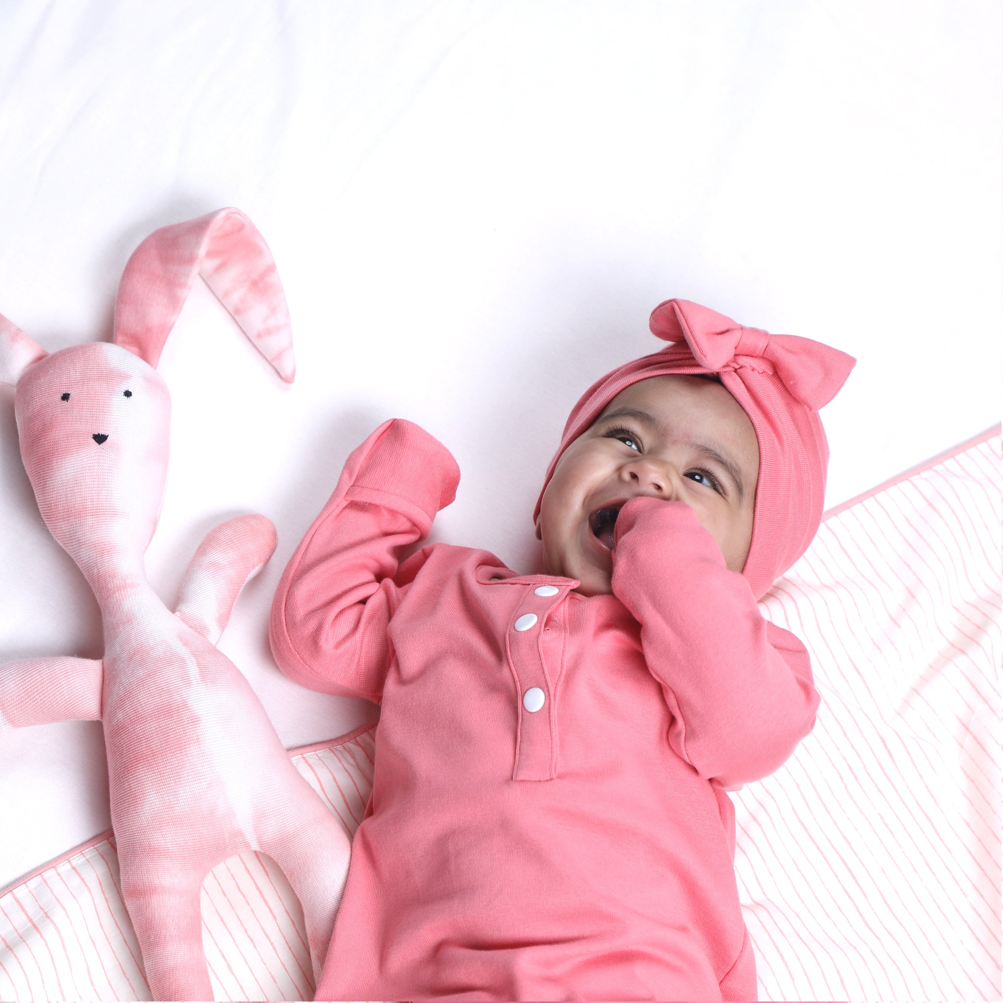 DESSERT ROSE BOW TURBAN