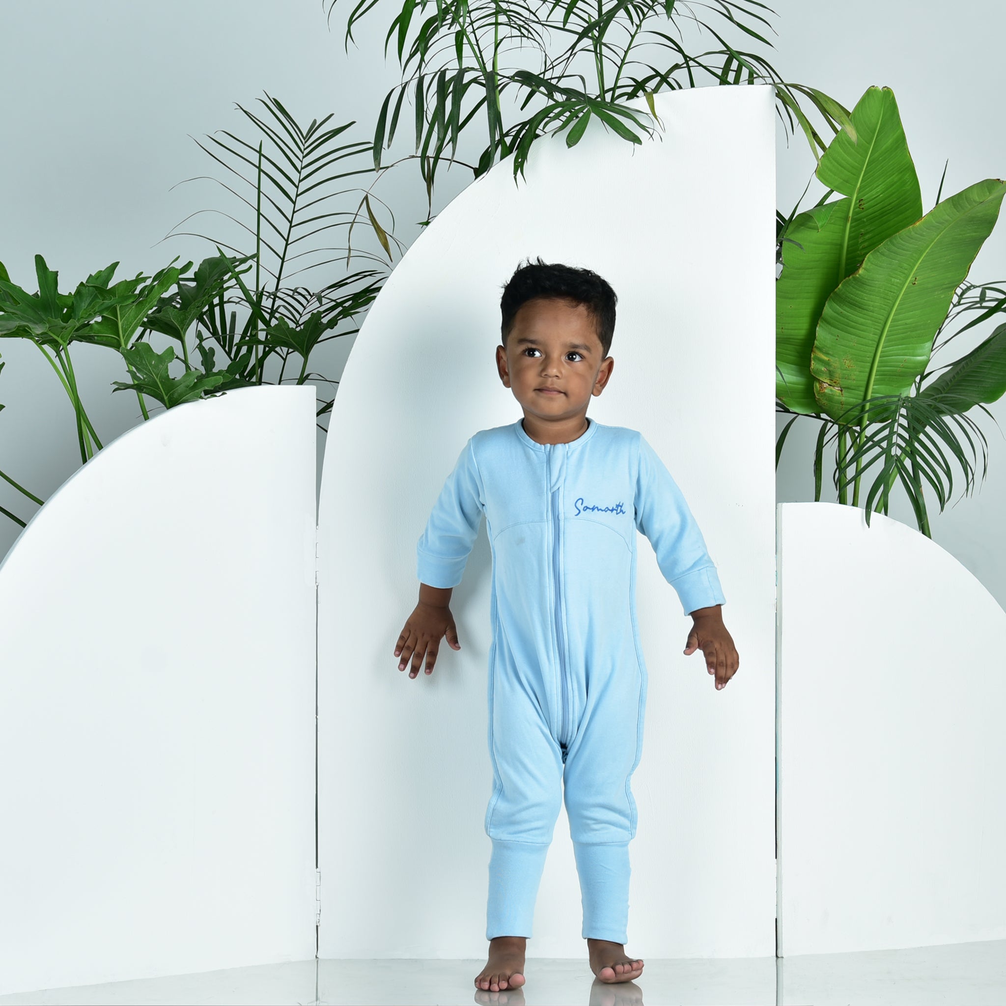 DUSK BLUE SLEEPSUIT