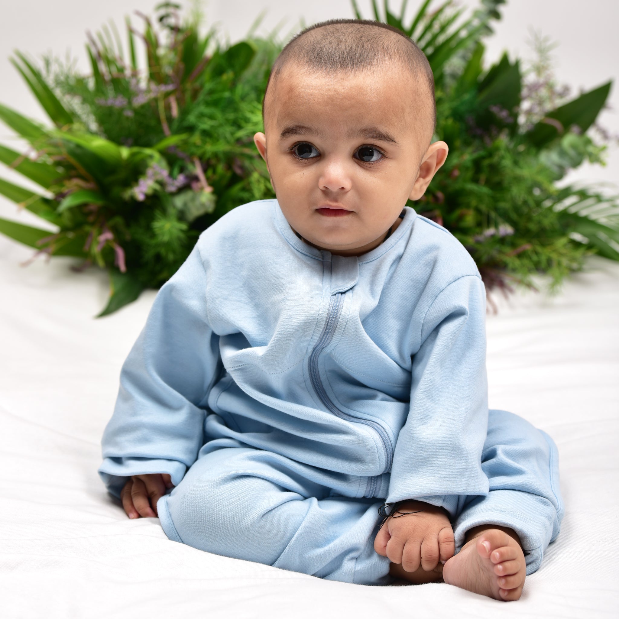 DUSK BLUE SLEEPSUIT
