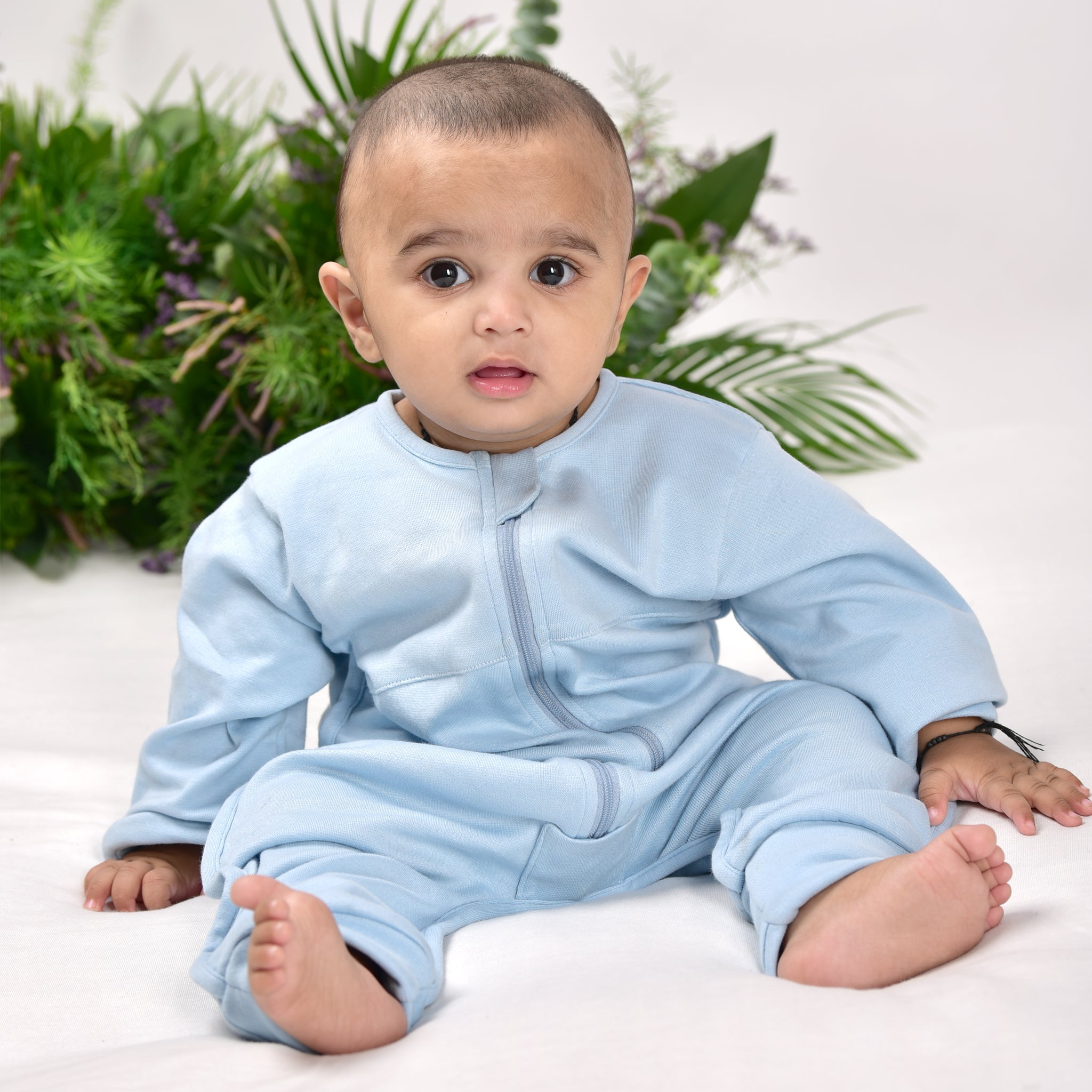 DUSK BLUE SLEEPSUIT