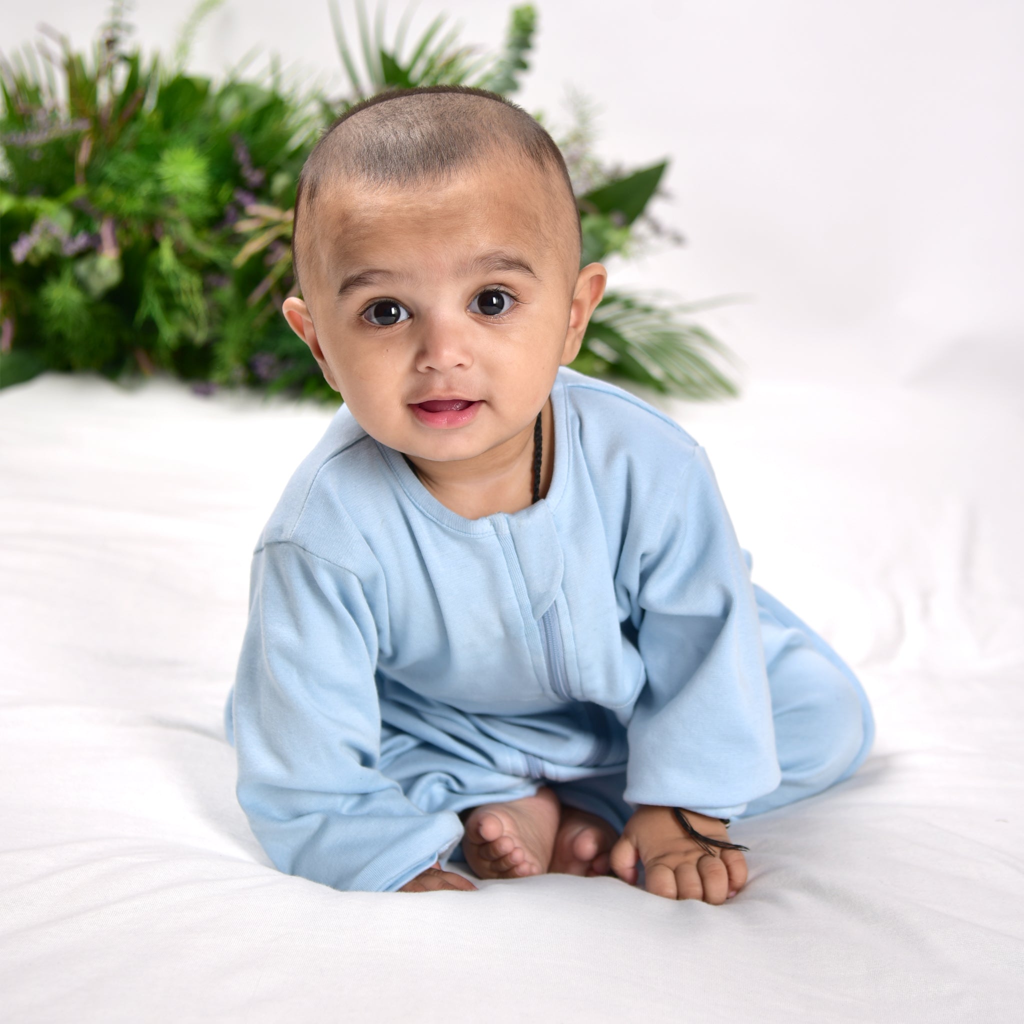 DUSK BLUE SLEEPSUIT
