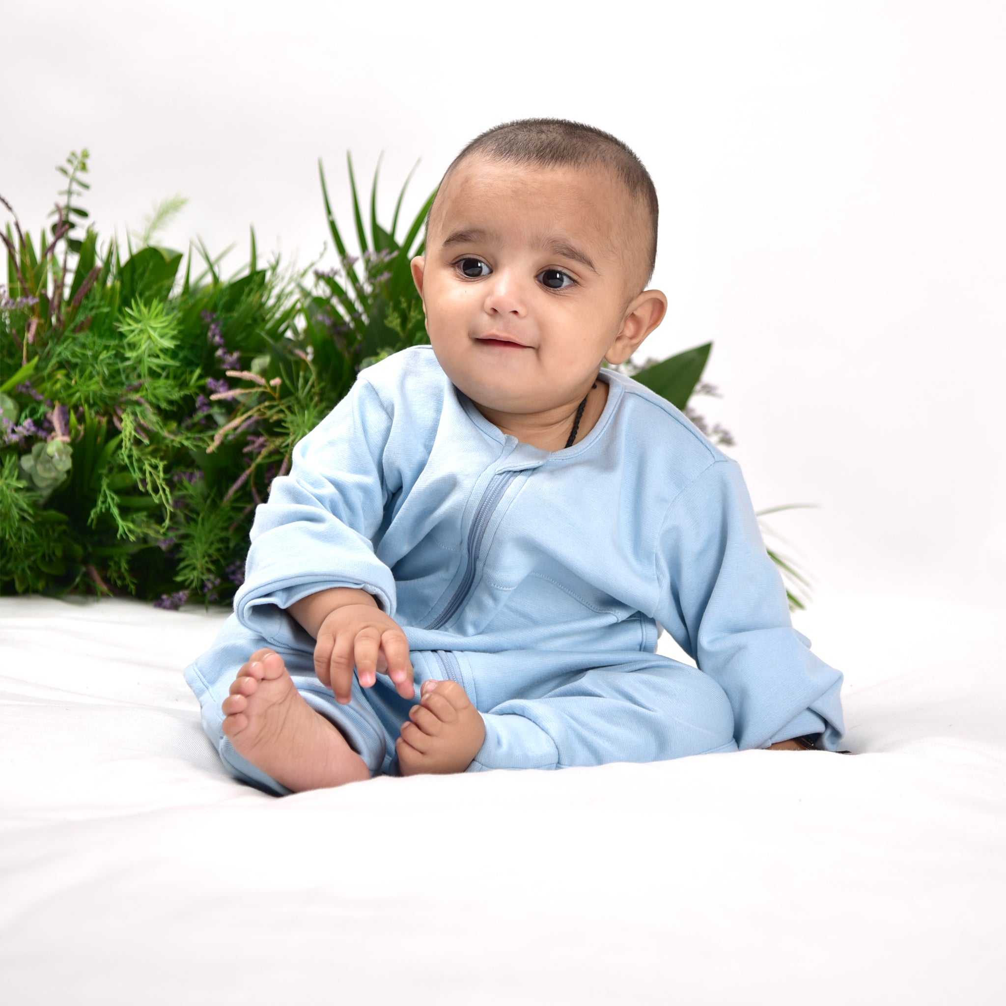 DUSK BLUE SLEEPSUIT