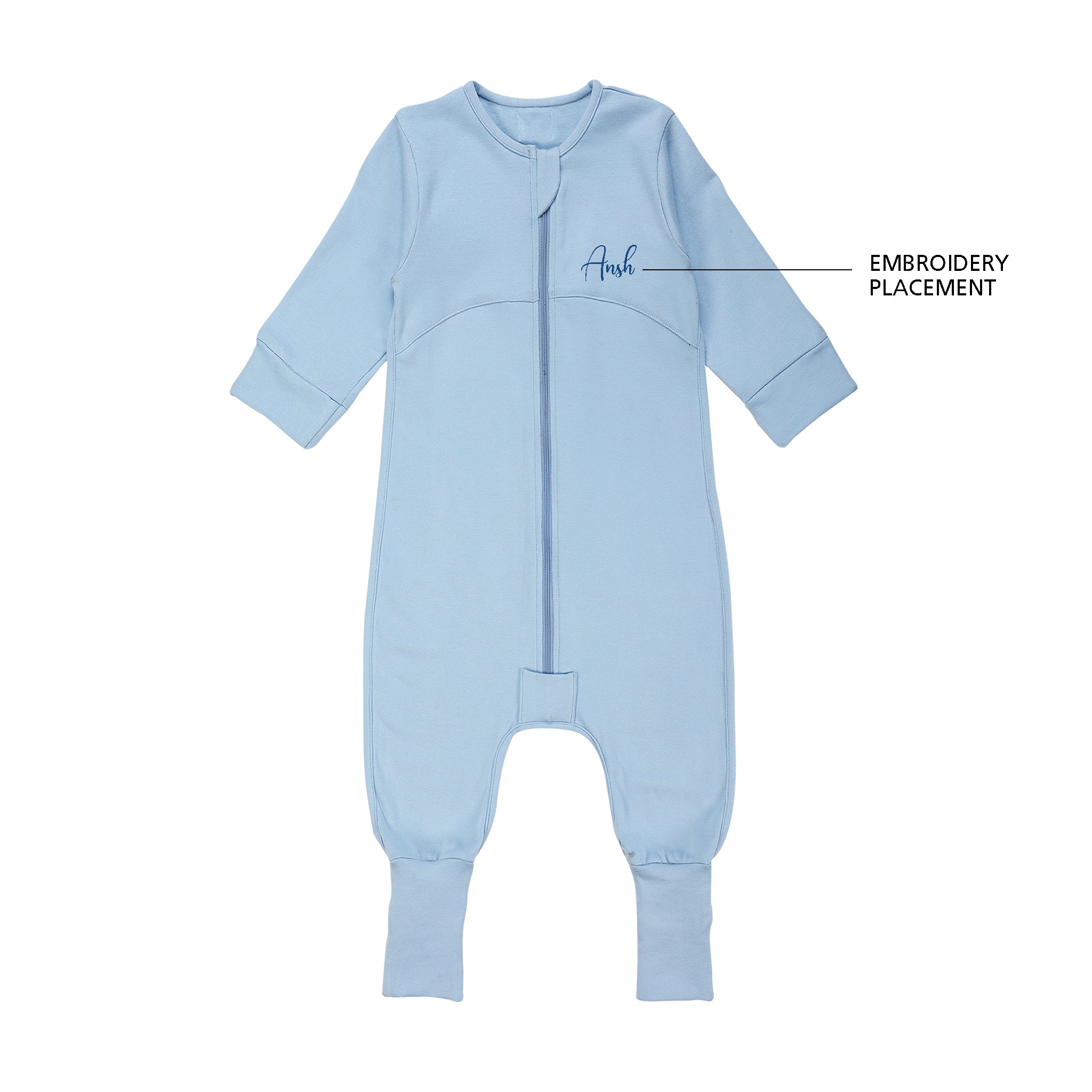 DUSK BLUE SLEEPSUIT