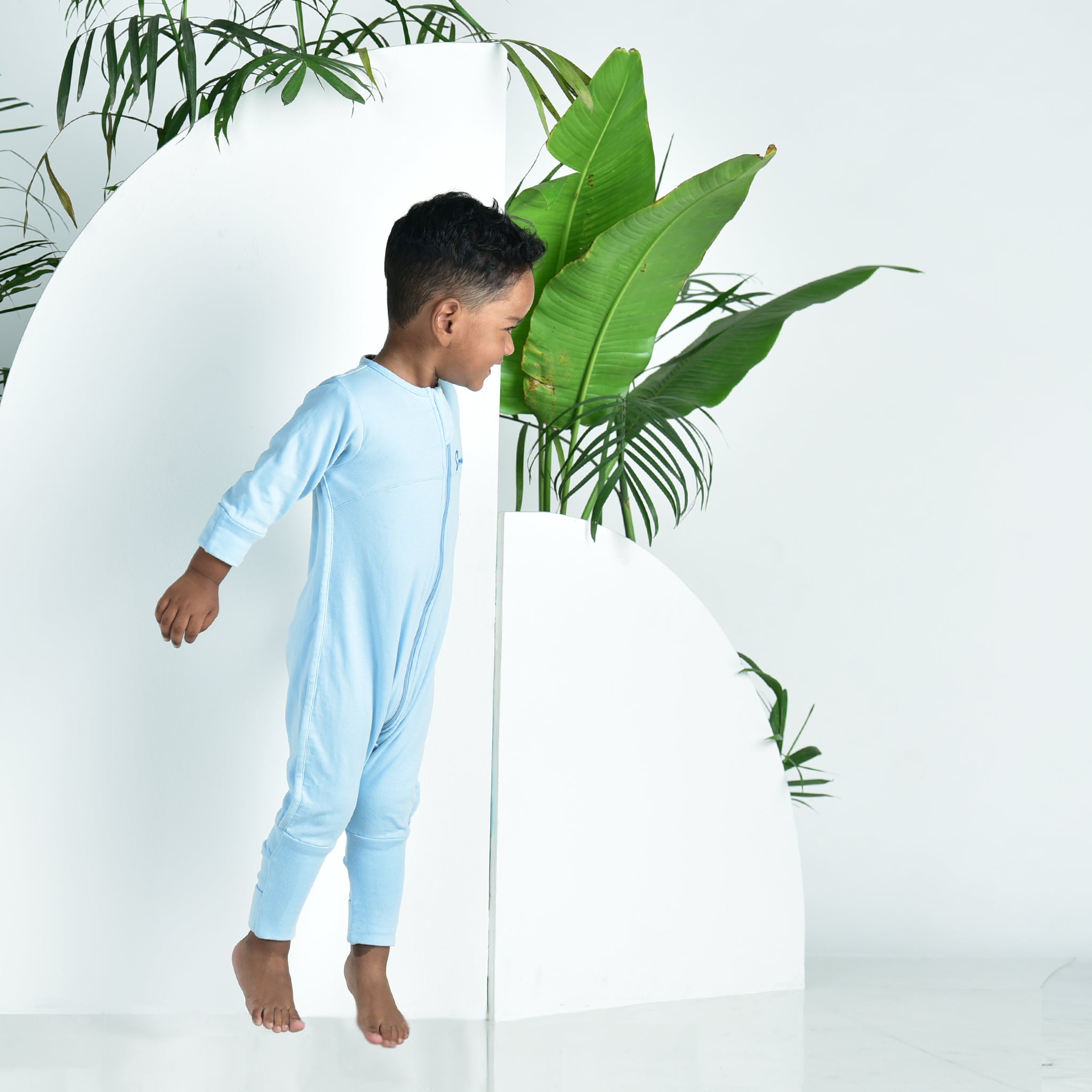 DUSK BLUE SLEEPSUIT