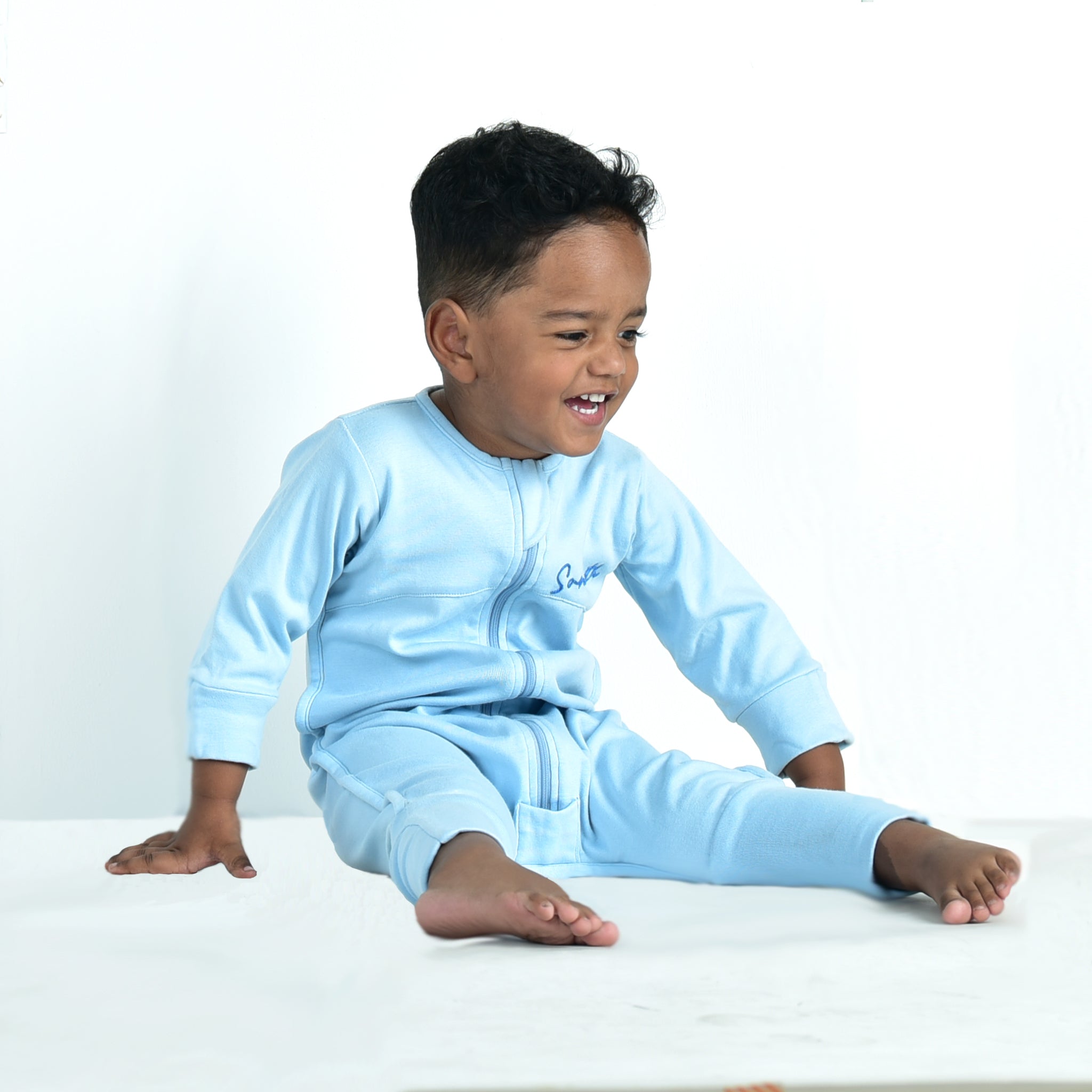 DUSK BLUE SLEEPSUIT