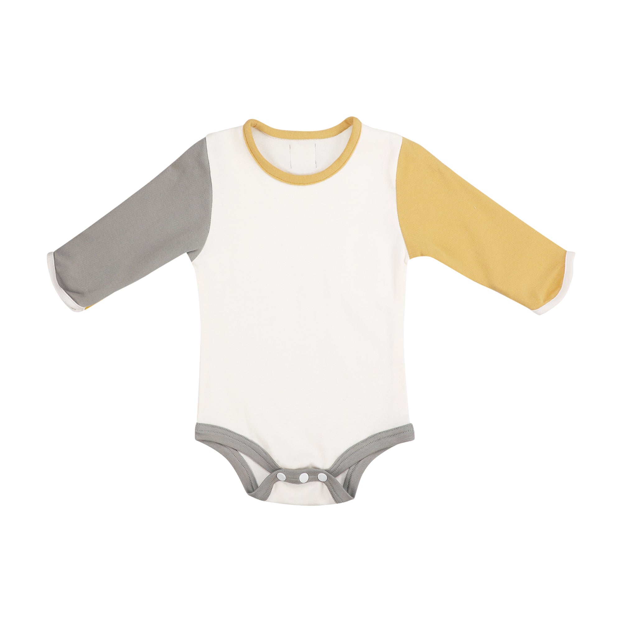 YELLOW BLUE GREY TWO PIECE SET