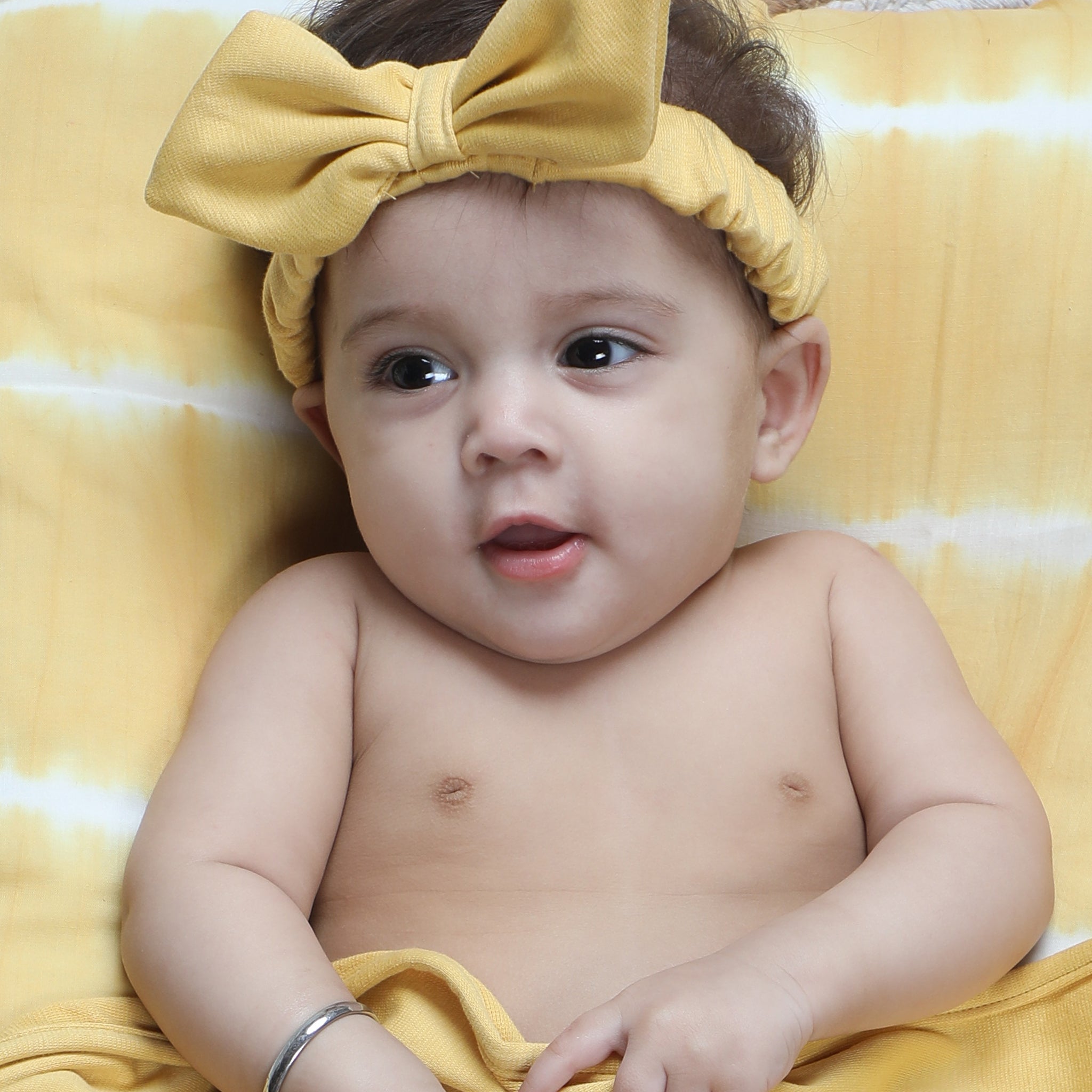 YOLK YELLOW BOW HEADBAND
