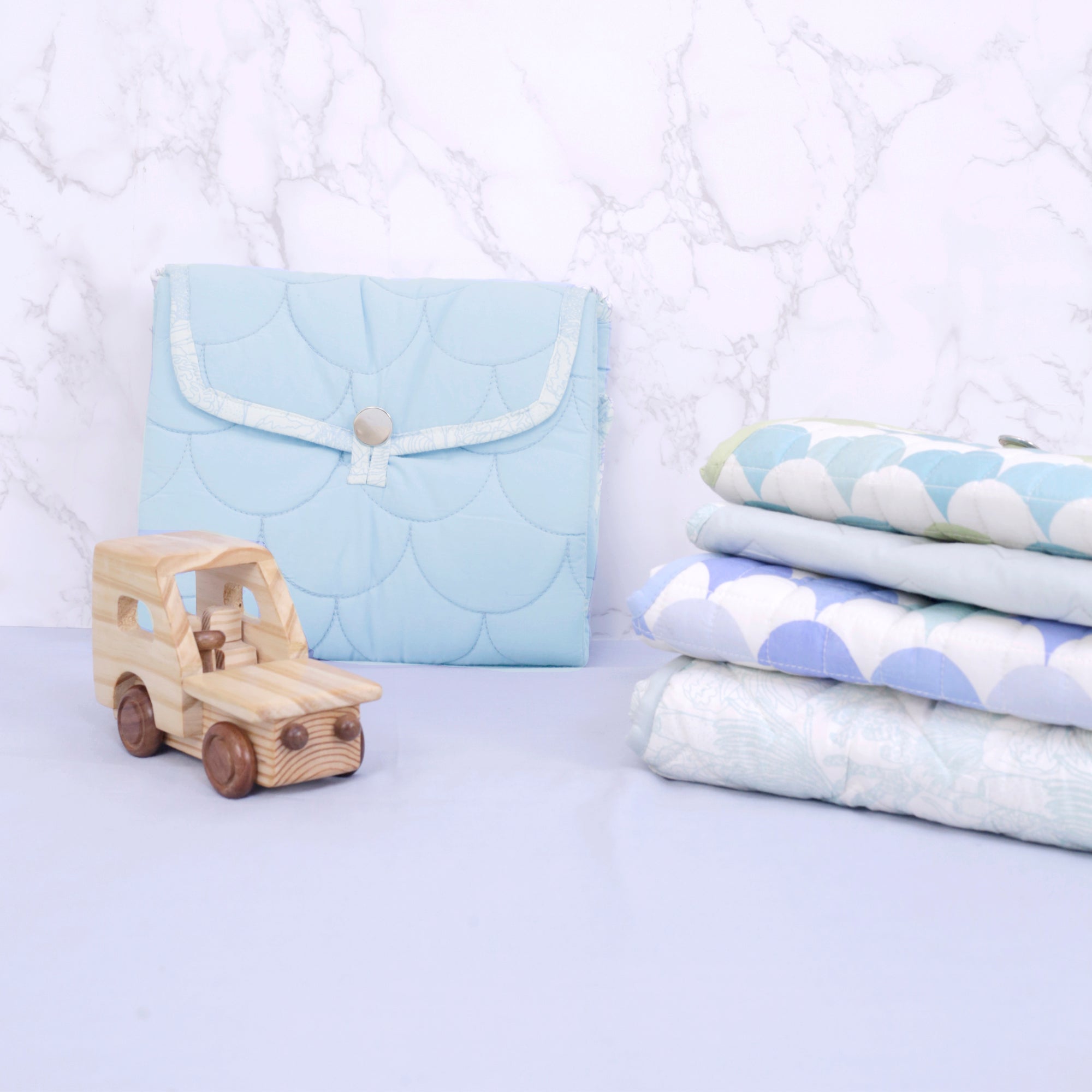 BABY BLUE CHANGING BAG - TULO BABY