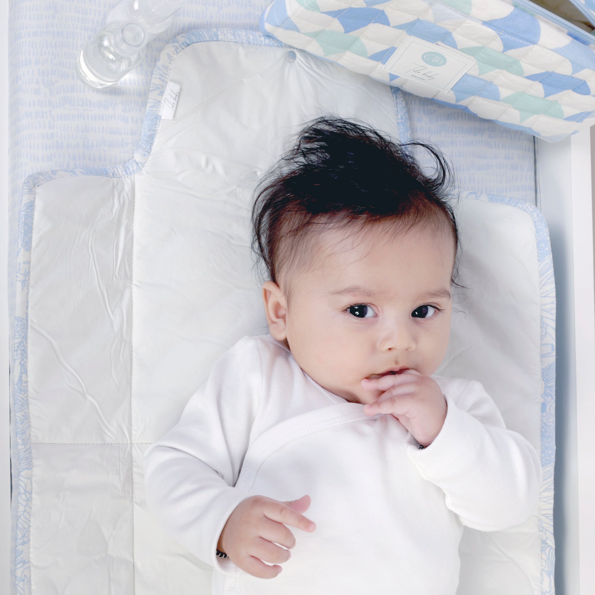 BABY BLUE CHANGING BAG - TULO BABY